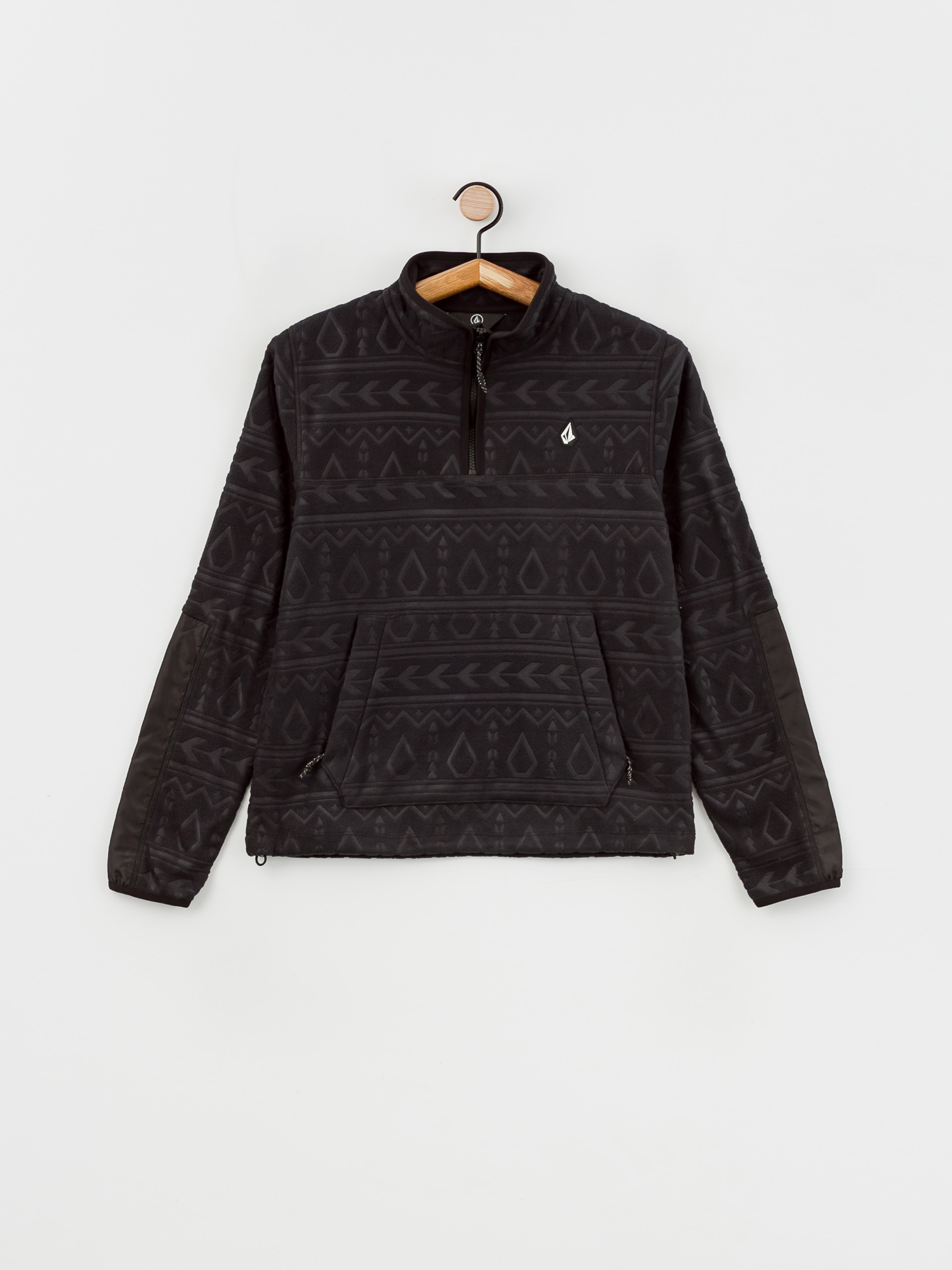 Dámsky Mikina s kapucňou Volcom Polar HD (black)