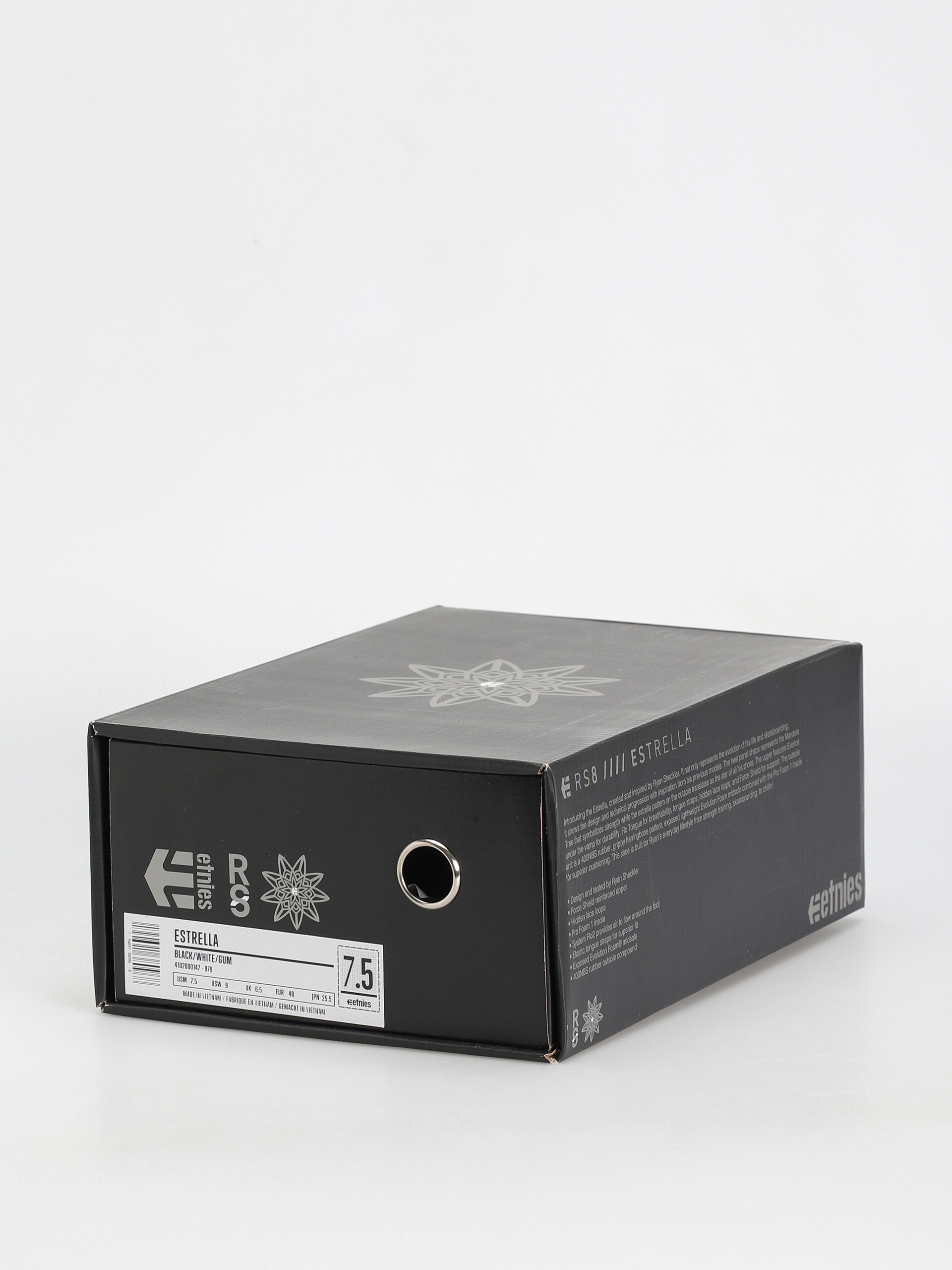 Topánky Etnies Estrella (black/white/gum)