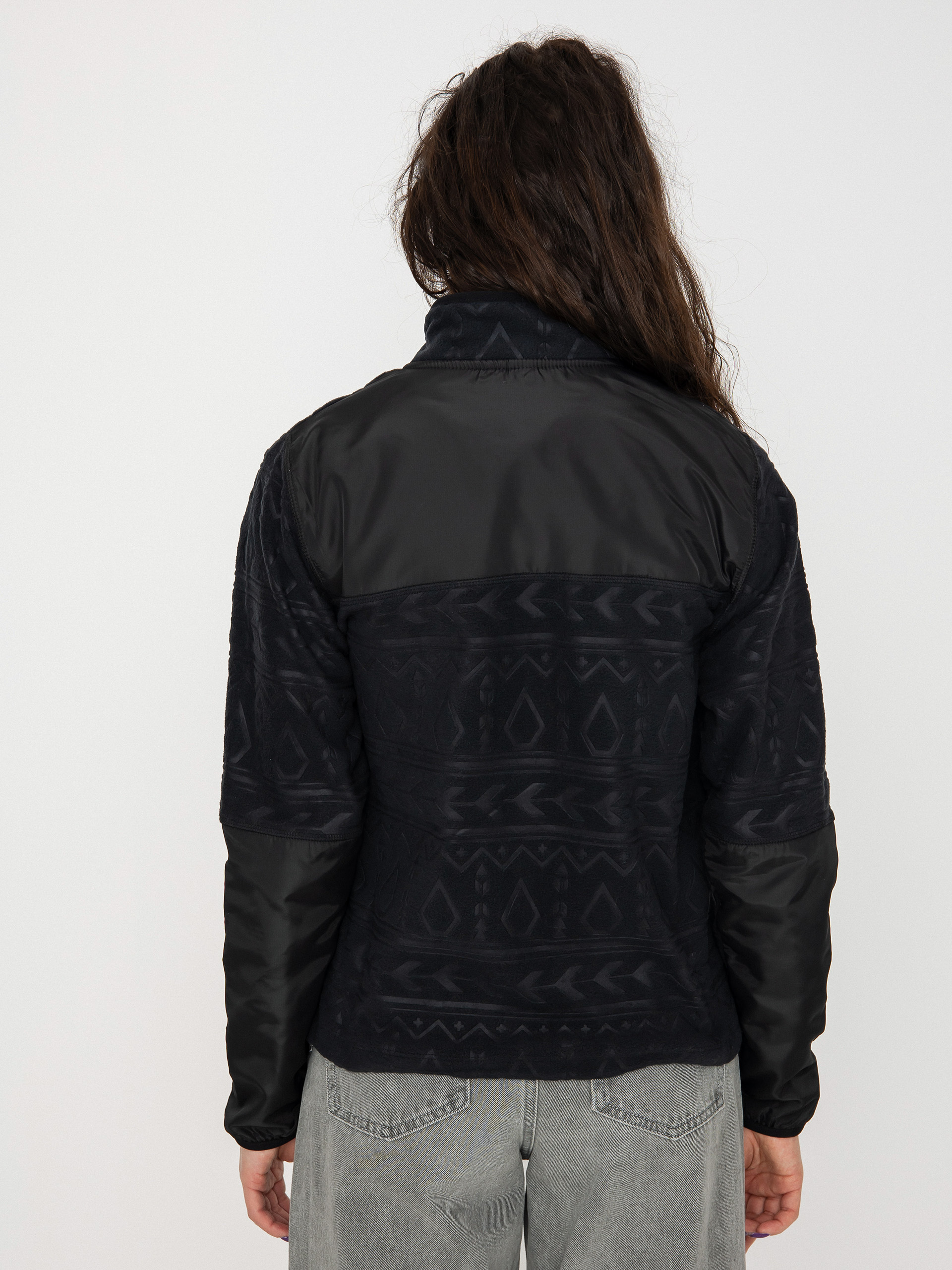 Dámsky Mikina s kapucňou Volcom Polar HD (black)