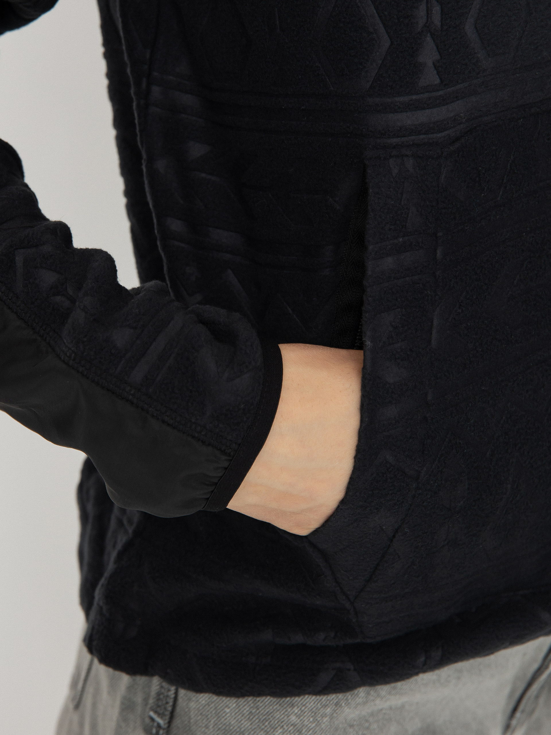 Dámsky Mikina s kapucňou Volcom Polar HD (black)