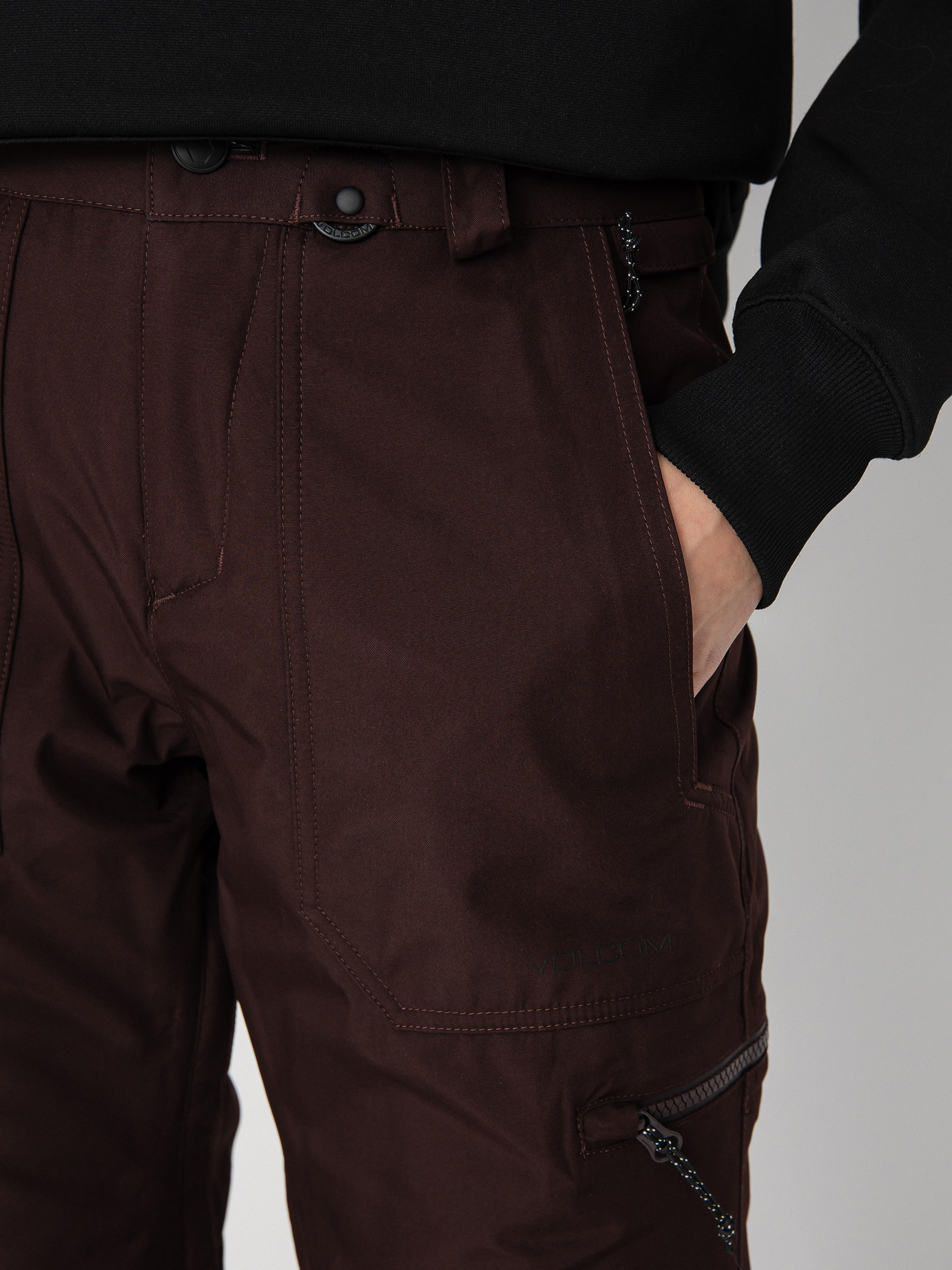 Dámske Snowboardové nohavice Volcom Knox Ins Gore Tex (black plum)