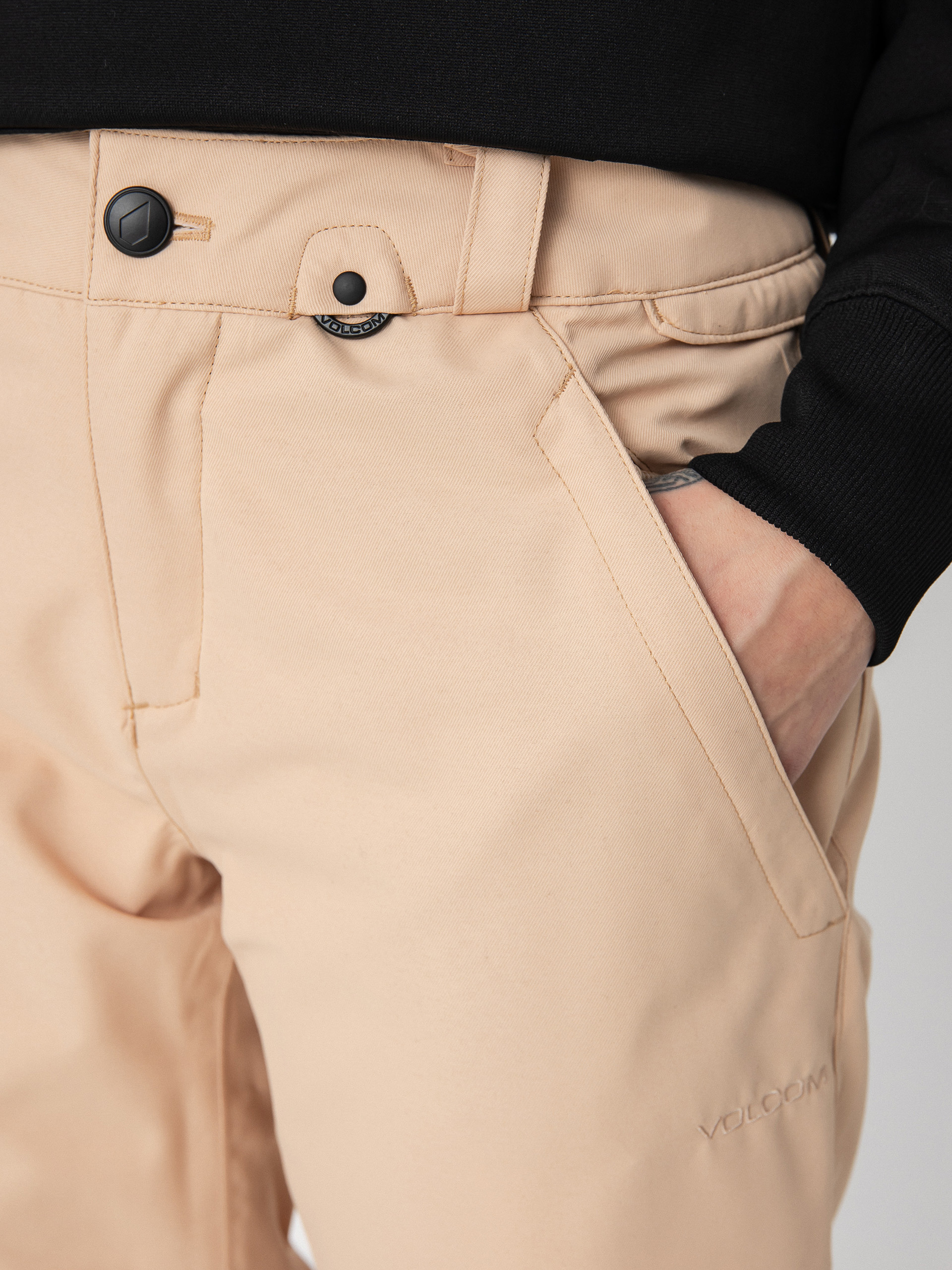 Dámske Snowboardové nohavice Volcom Frochickie Ins (sand)