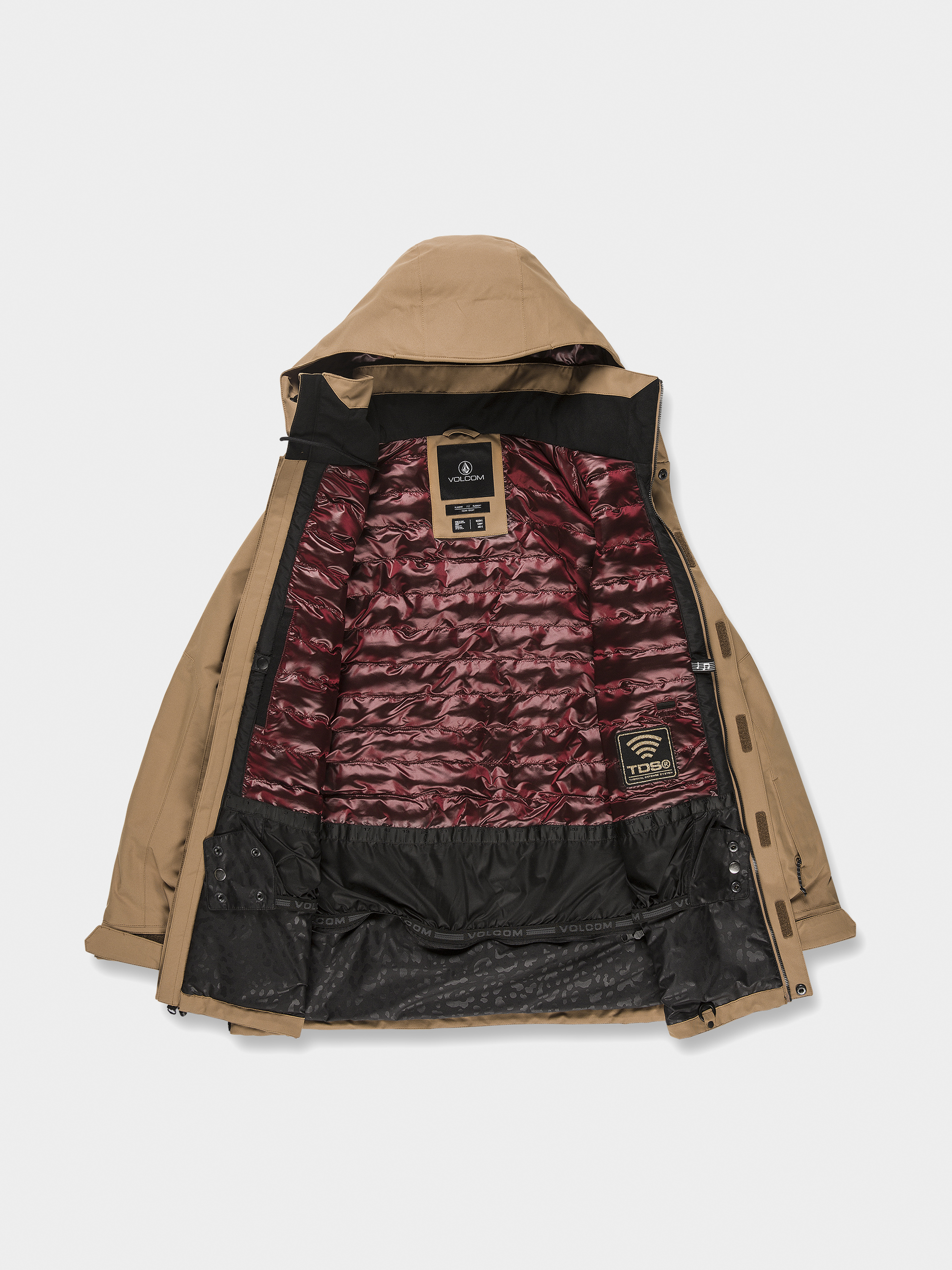 Dámska Snowboardová bunda Volcom Paxson 2L Tds Inf Parka (caramel)