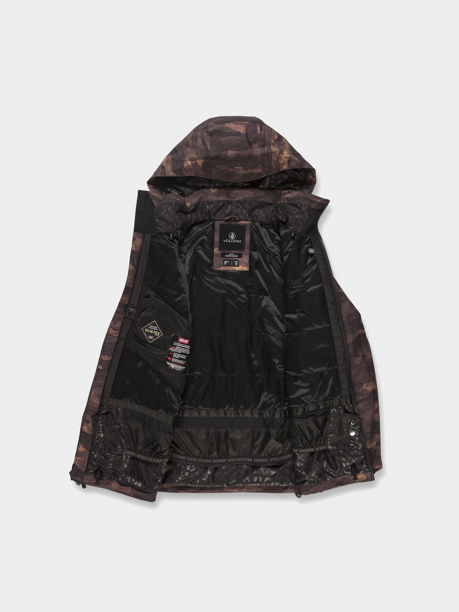 Dámska Snowboardová bunda Volcom 3D Stretch Gore (dusk camo)