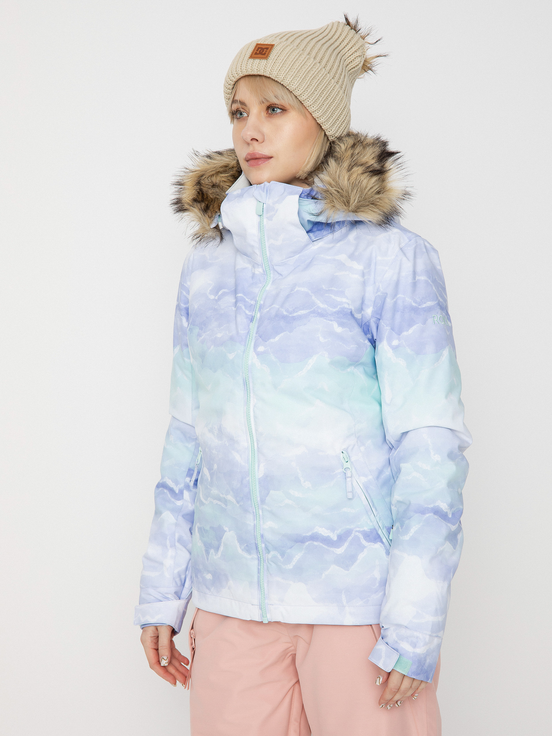 Dámska Snowboardová bunda Roxy Jet Ski Se (fair aqua seous)