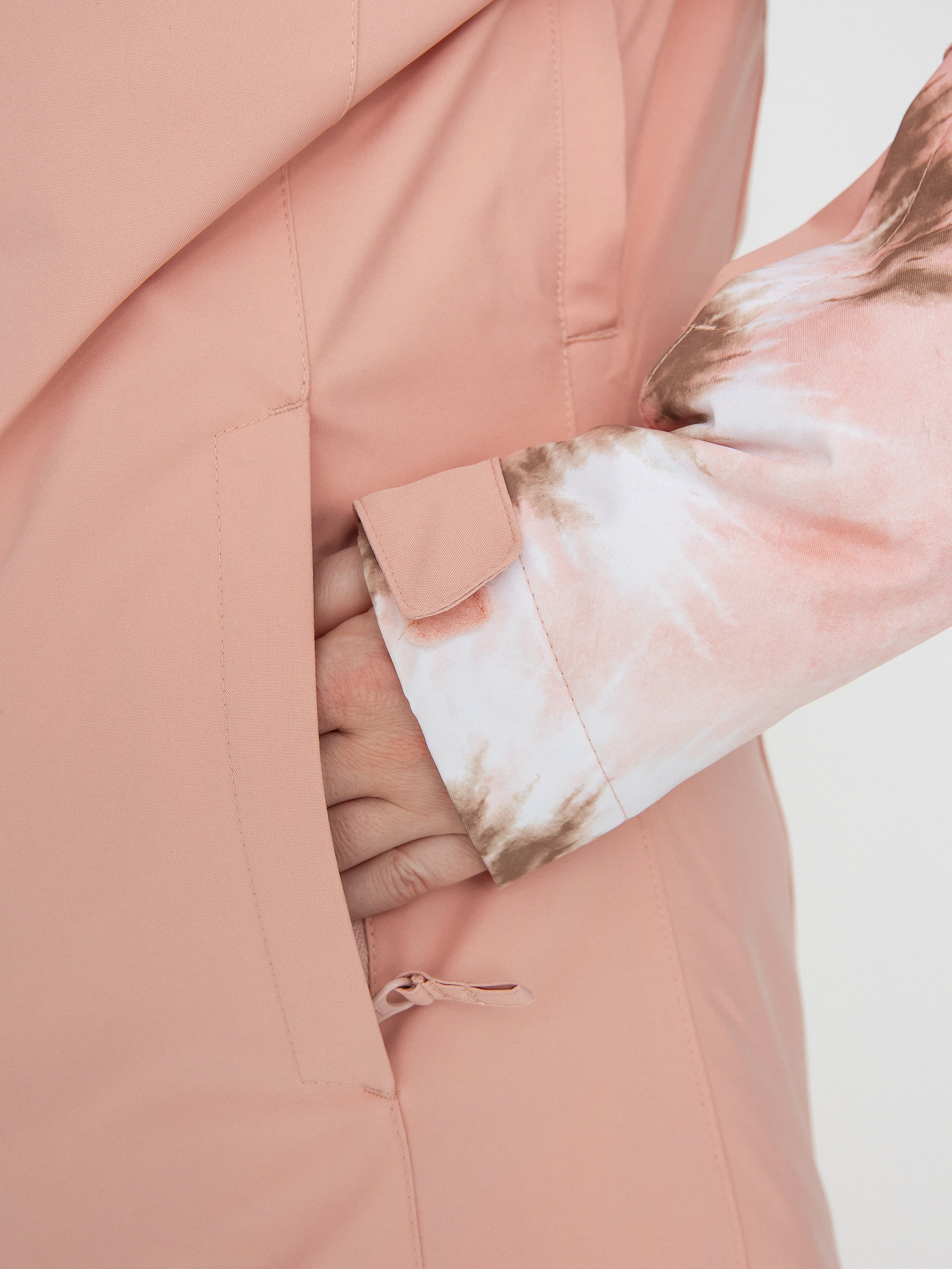 Dámska Snowboardová bunda Roxy Galaxy Print Block (woodsmoke swirl)