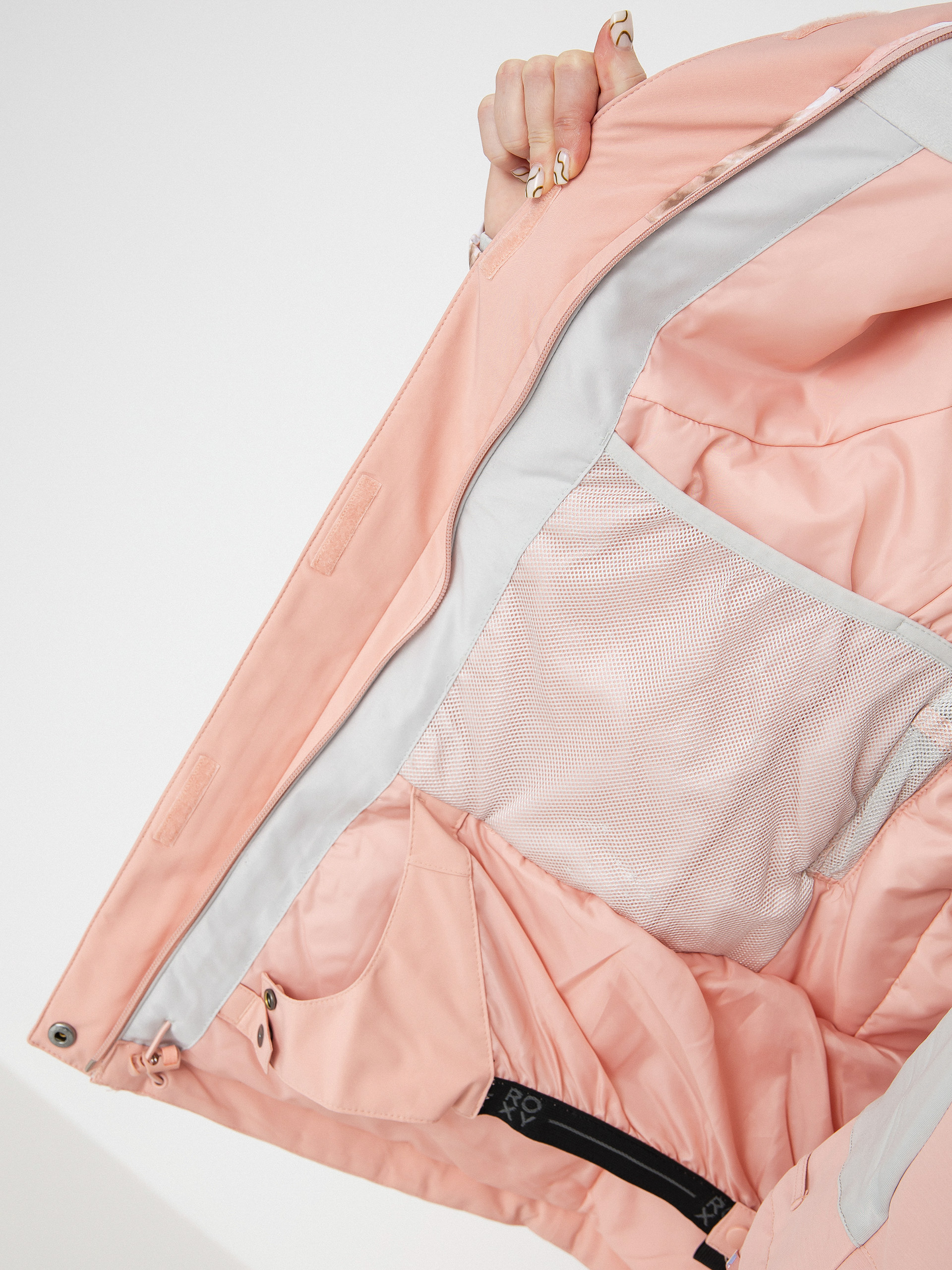 Dámska Snowboardová bunda Roxy Galaxy Print Block (woodsmoke swirl)