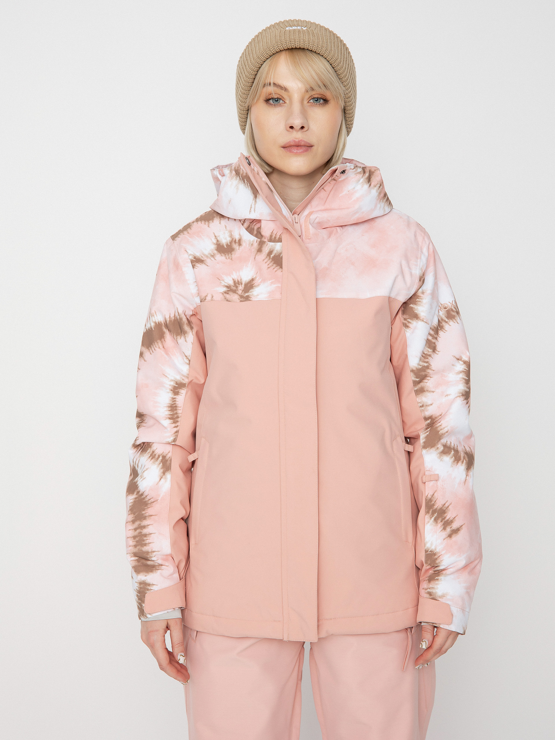 Dámska Snowboardová bunda Roxy Galaxy Print Block (woodsmoke swirl)