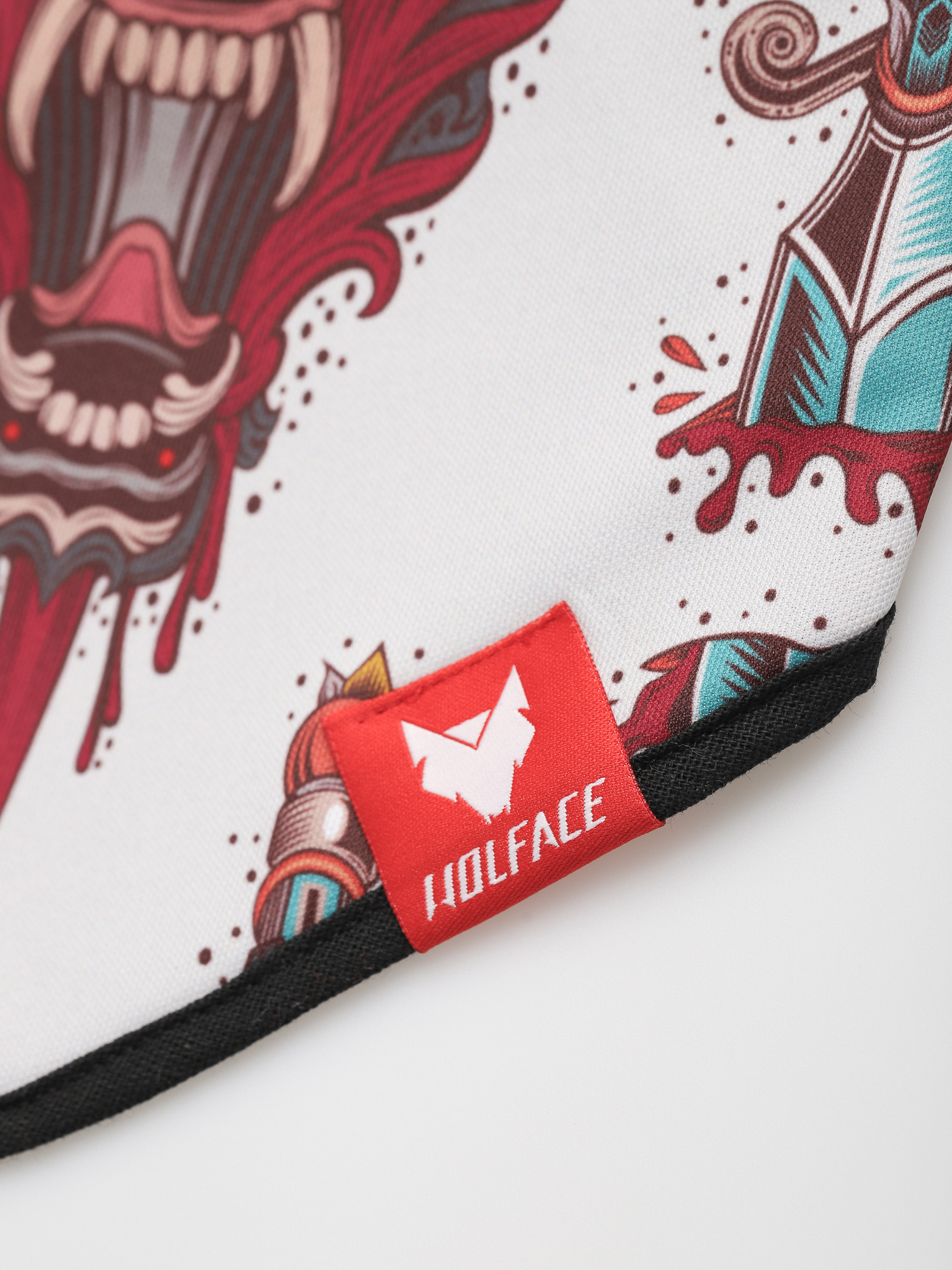 Bandana Wolface Okami (white)