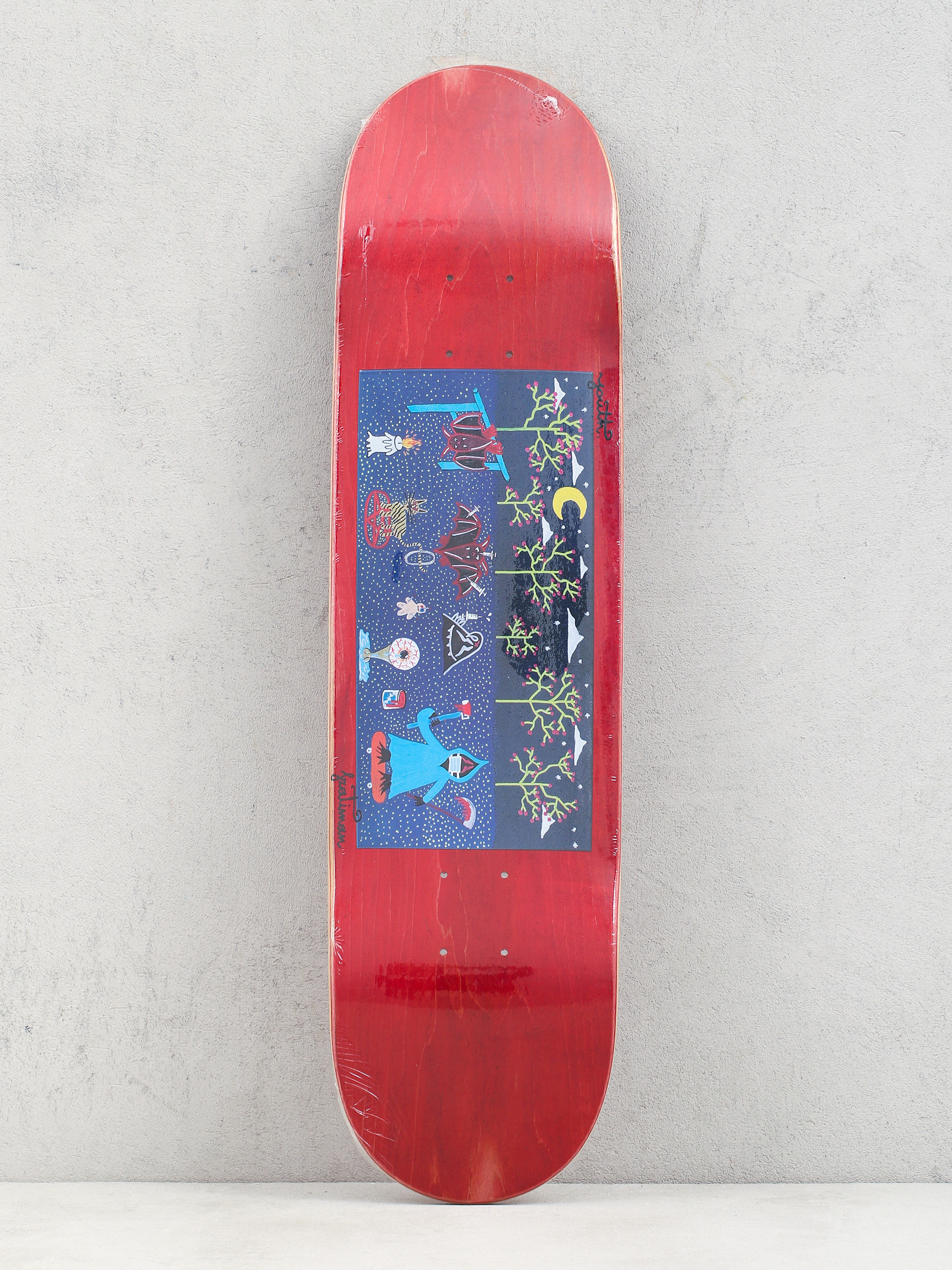 Doska Youth Skateboards X Szati Vaccine (red)