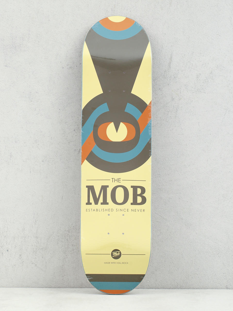 Doska Mob Skateboards Eyechart (yellow)