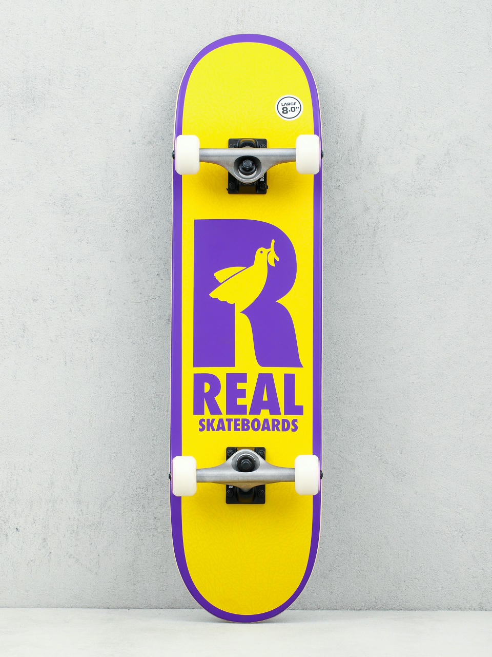 Skateboard Real Doves II (yellow/purple)