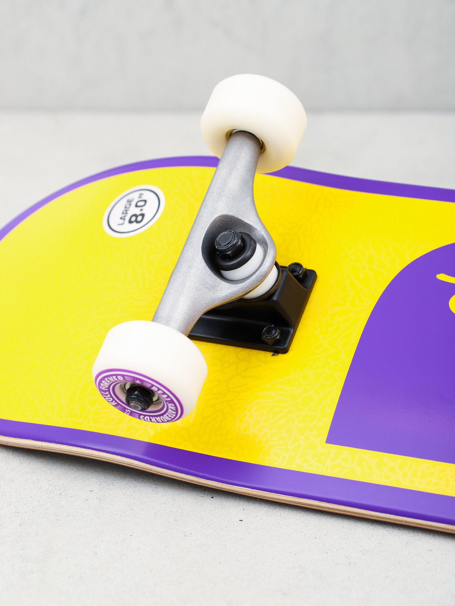 Skateboard Real Doves II (yellow/purple)