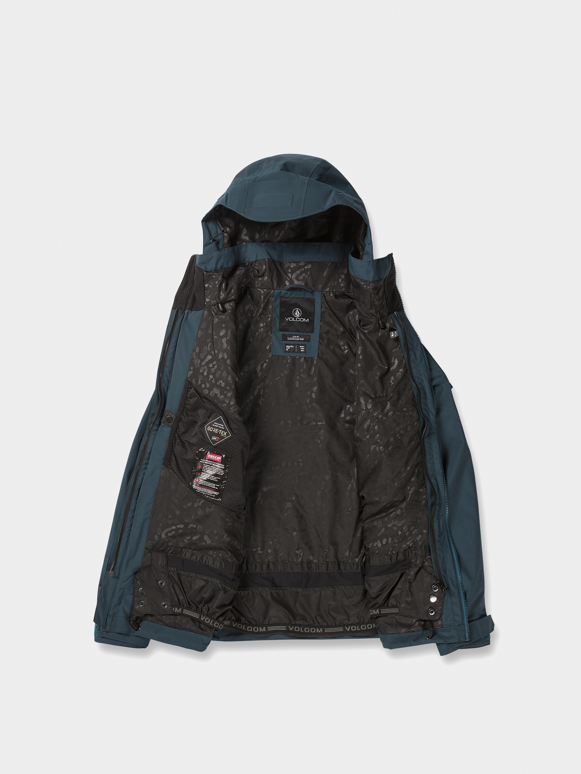 Dámska Snowboardová bunda Volcom Iris 3 In 1 Gore Tex (storm blue)