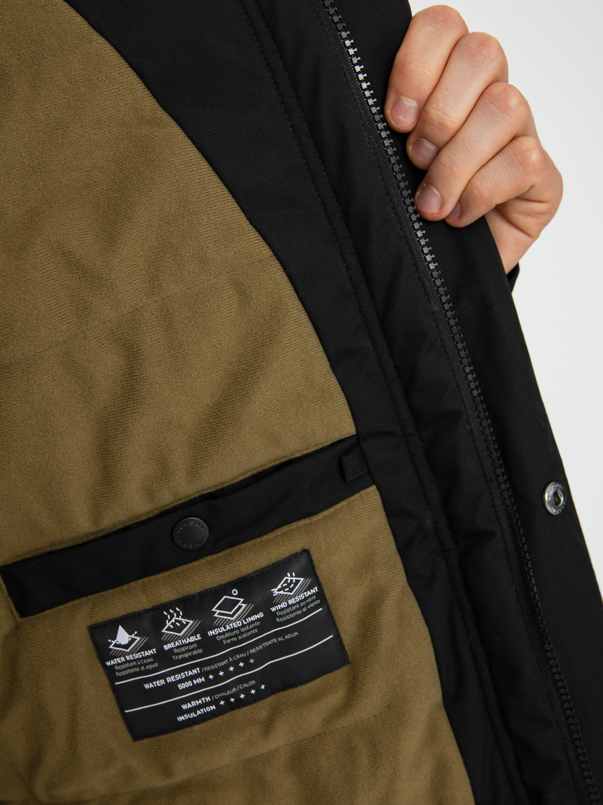 Bunda Volcom Stoke Stone (black)