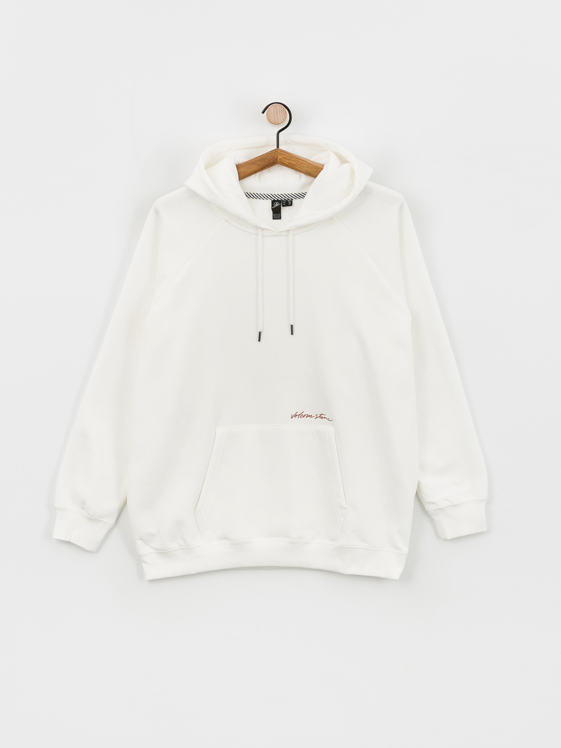 Mikina s kapucňou Volcom Truly Stoked Bf HD (star white)