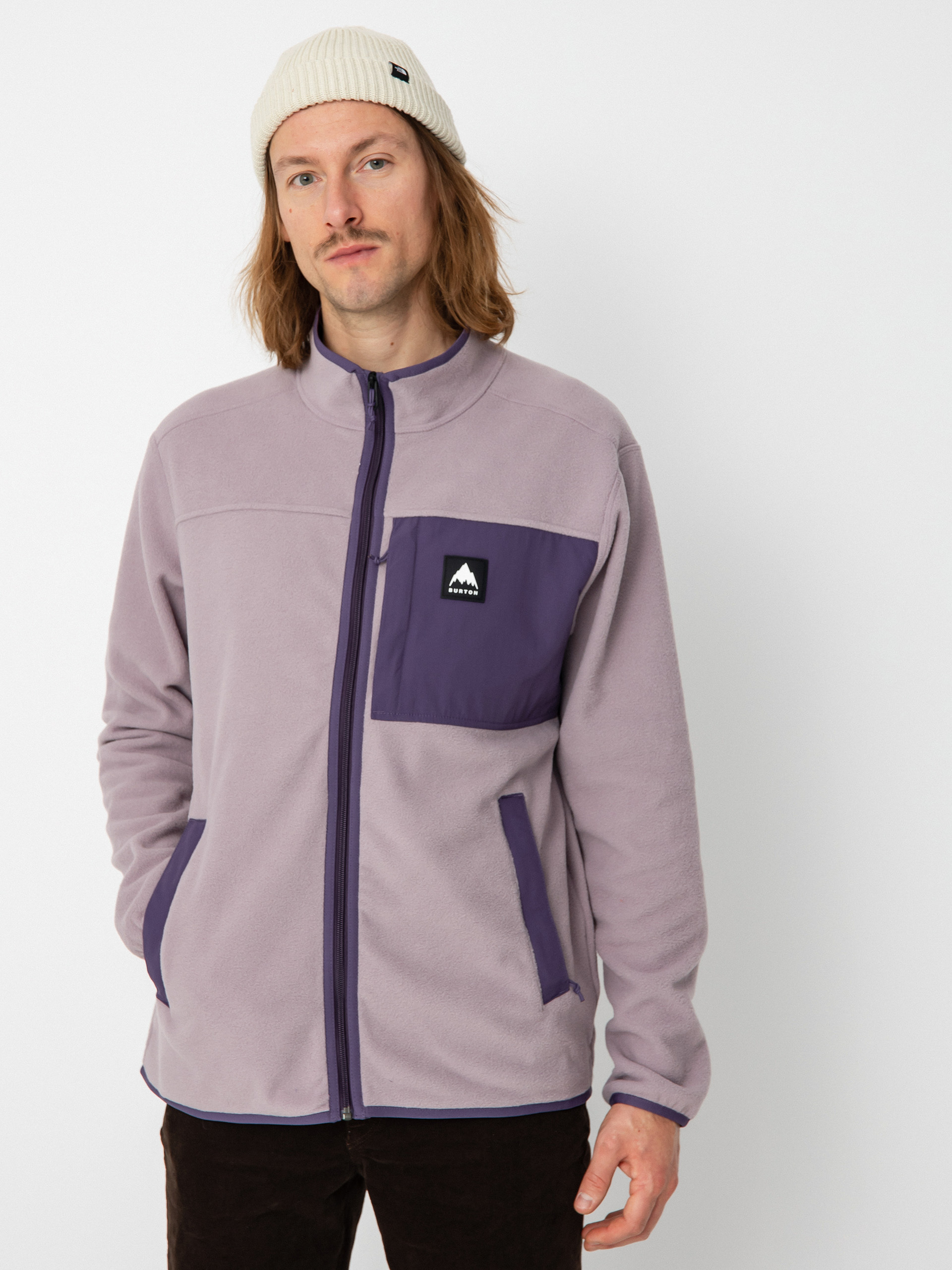 Flisová mikina Burton Hearth Full Zip (elderberry/violet halo)