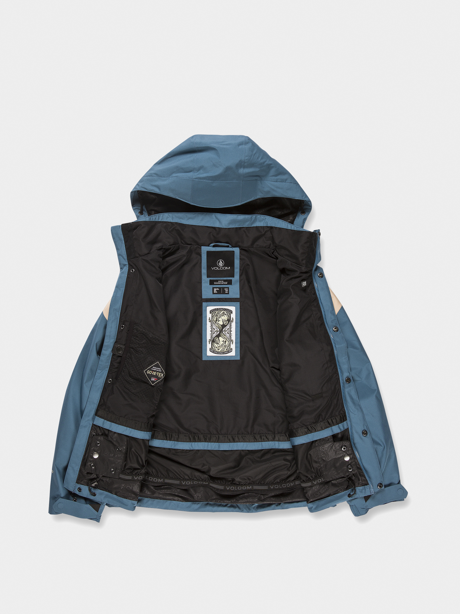 Dámska Snowboardová bunda Volcom Melancon Gore Tex (petrol blue)