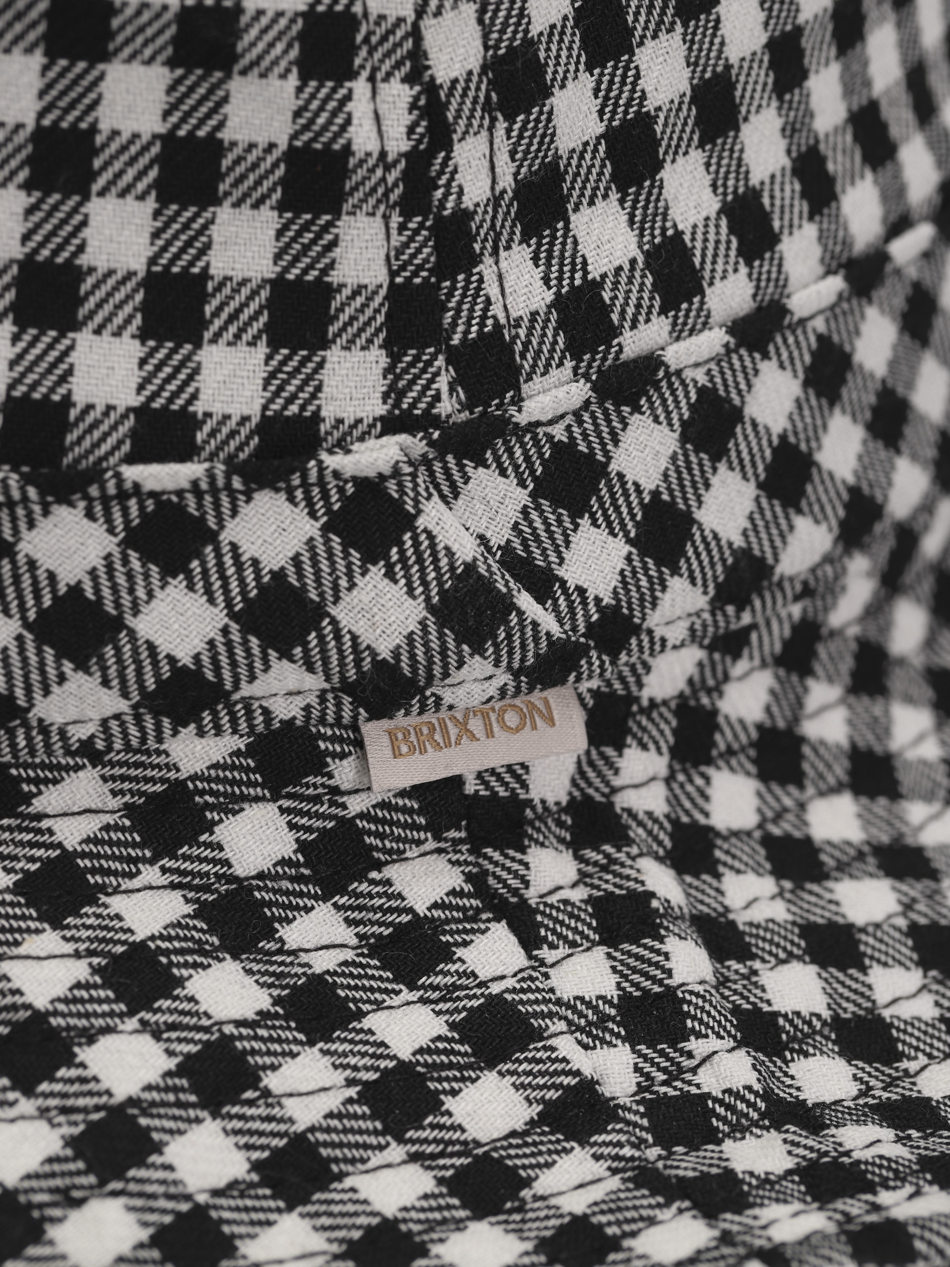 Klobúk Brixton Petra Packable Bucket Hat (black gingham)