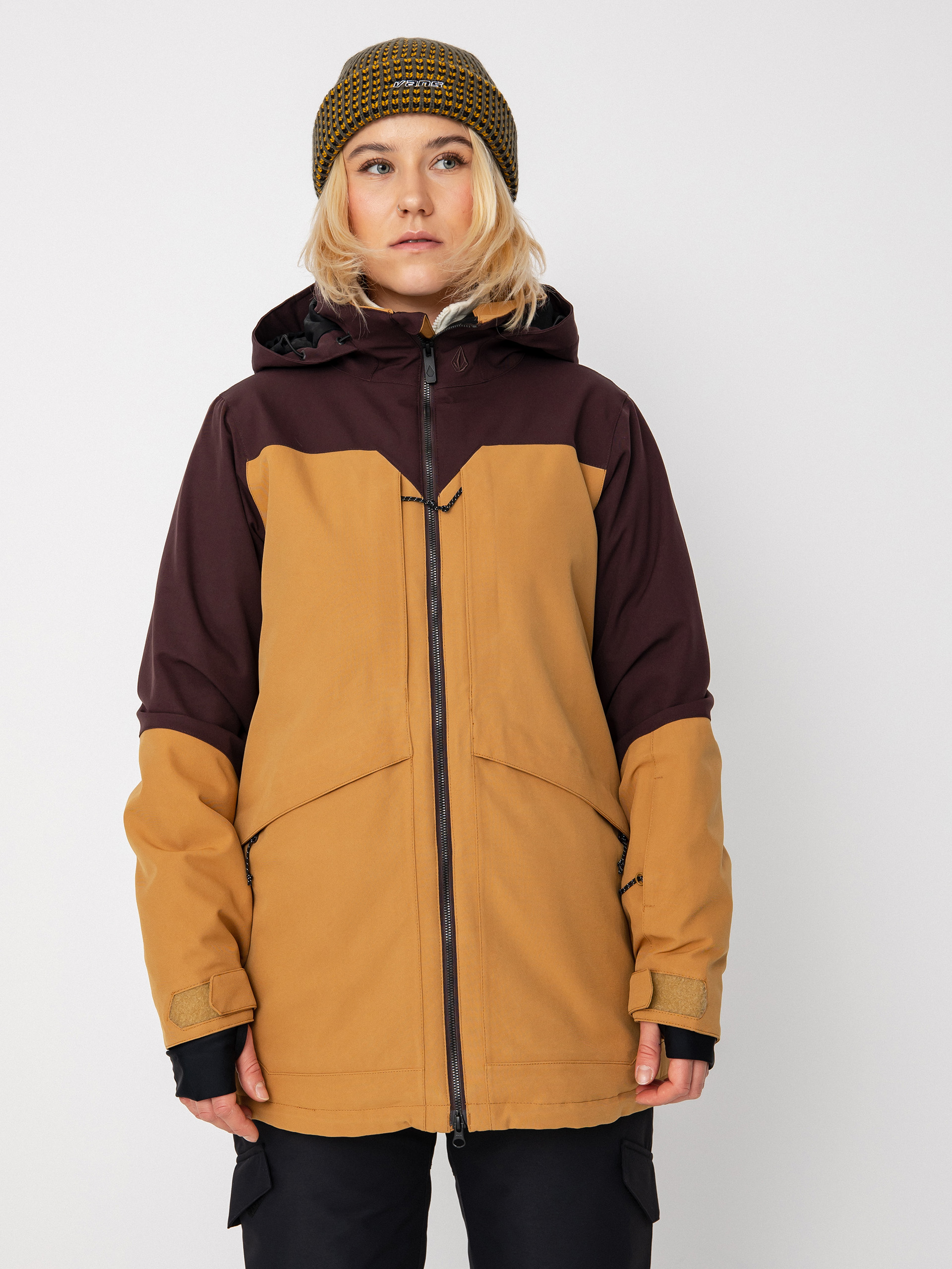 Dámska Snowboardová bunda Volcom Shelter 3D Stretch (caramel)