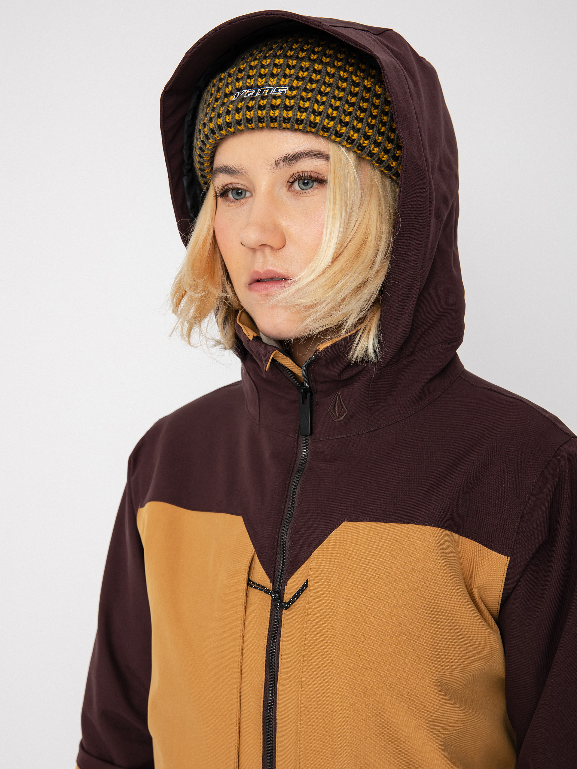 Dámska Snowboardová bunda Volcom Shelter 3D Stretch (caramel)