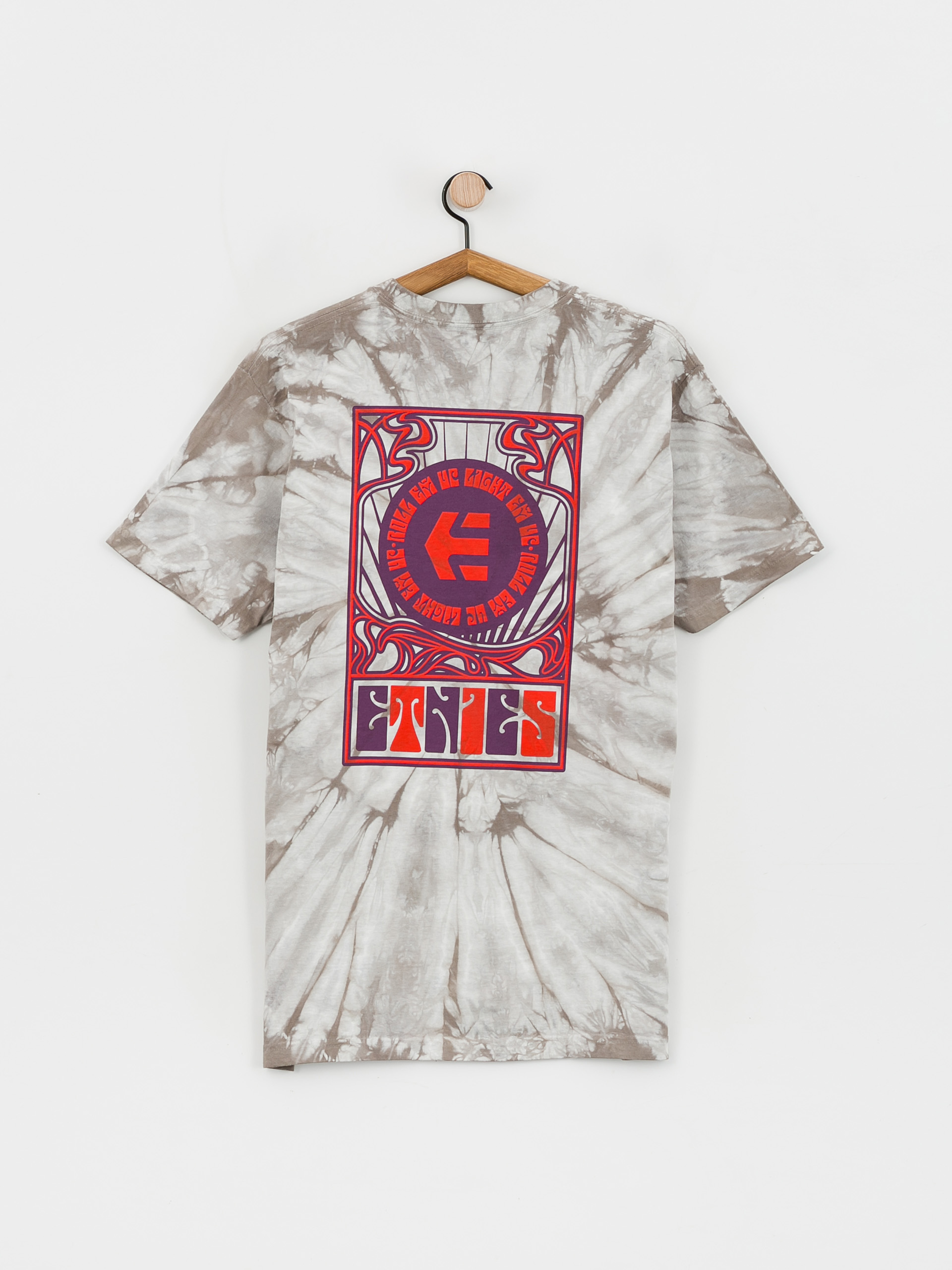 Tričko Etnies Hazy Wash (grey)