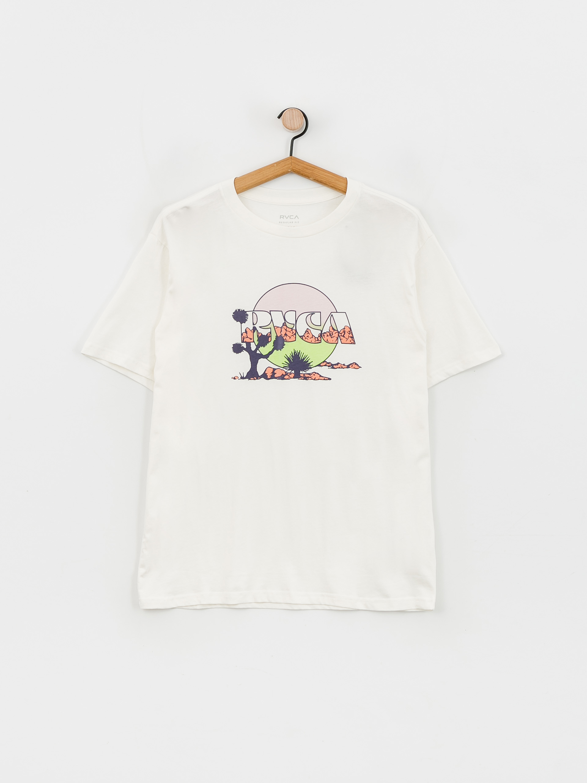 Tričko RVCA Jay Tree (antique white)
