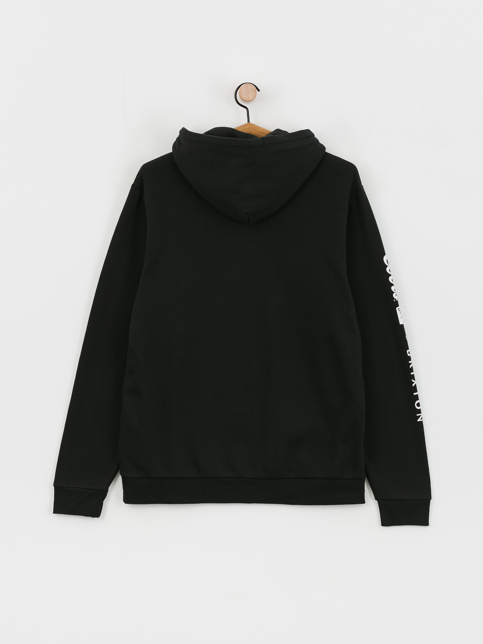 Mikina s kapucňou Brixton Coors Protector II HD (black)