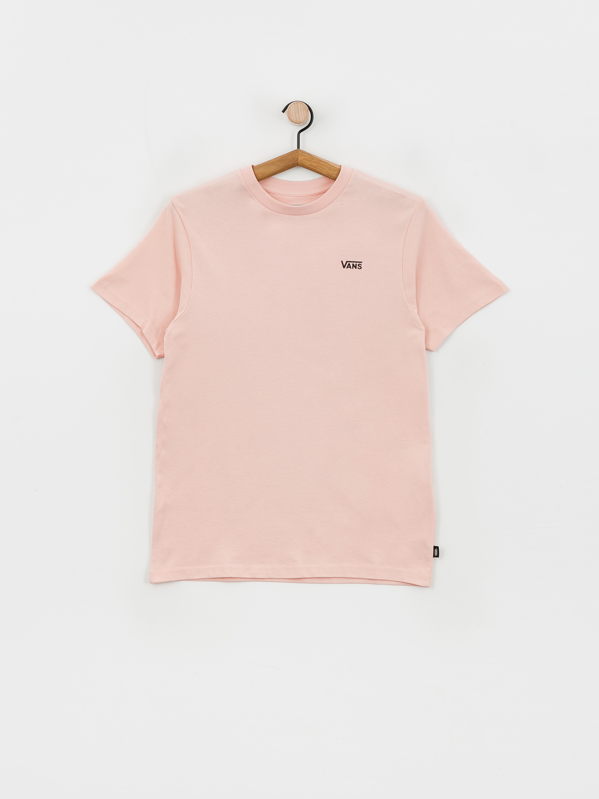 Tričko Vans Left Chest Logo Wmn (rose smoke)