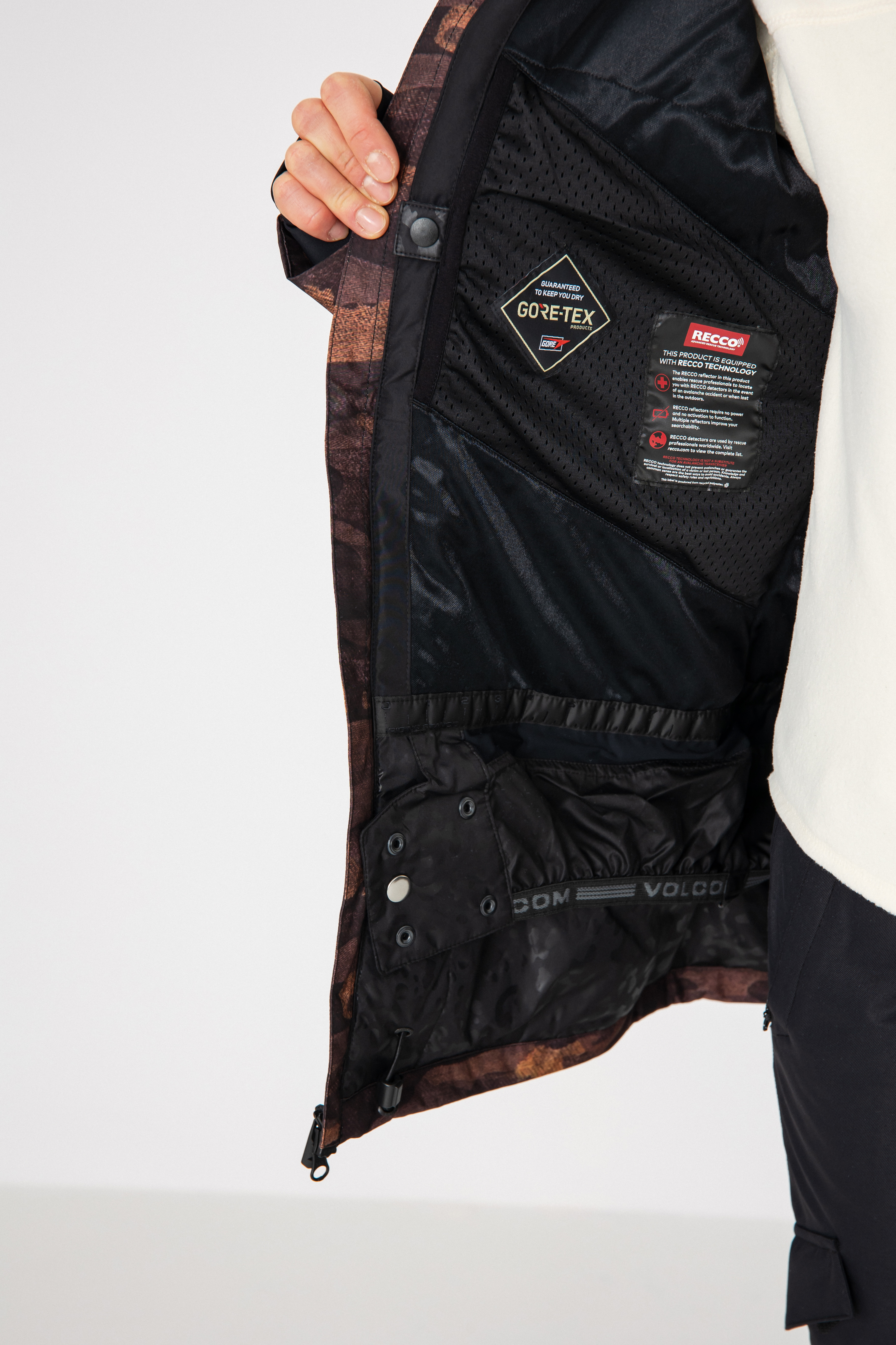 Dámska Snowboardová bunda Volcom 3D Stretch Gore (dusk camo)