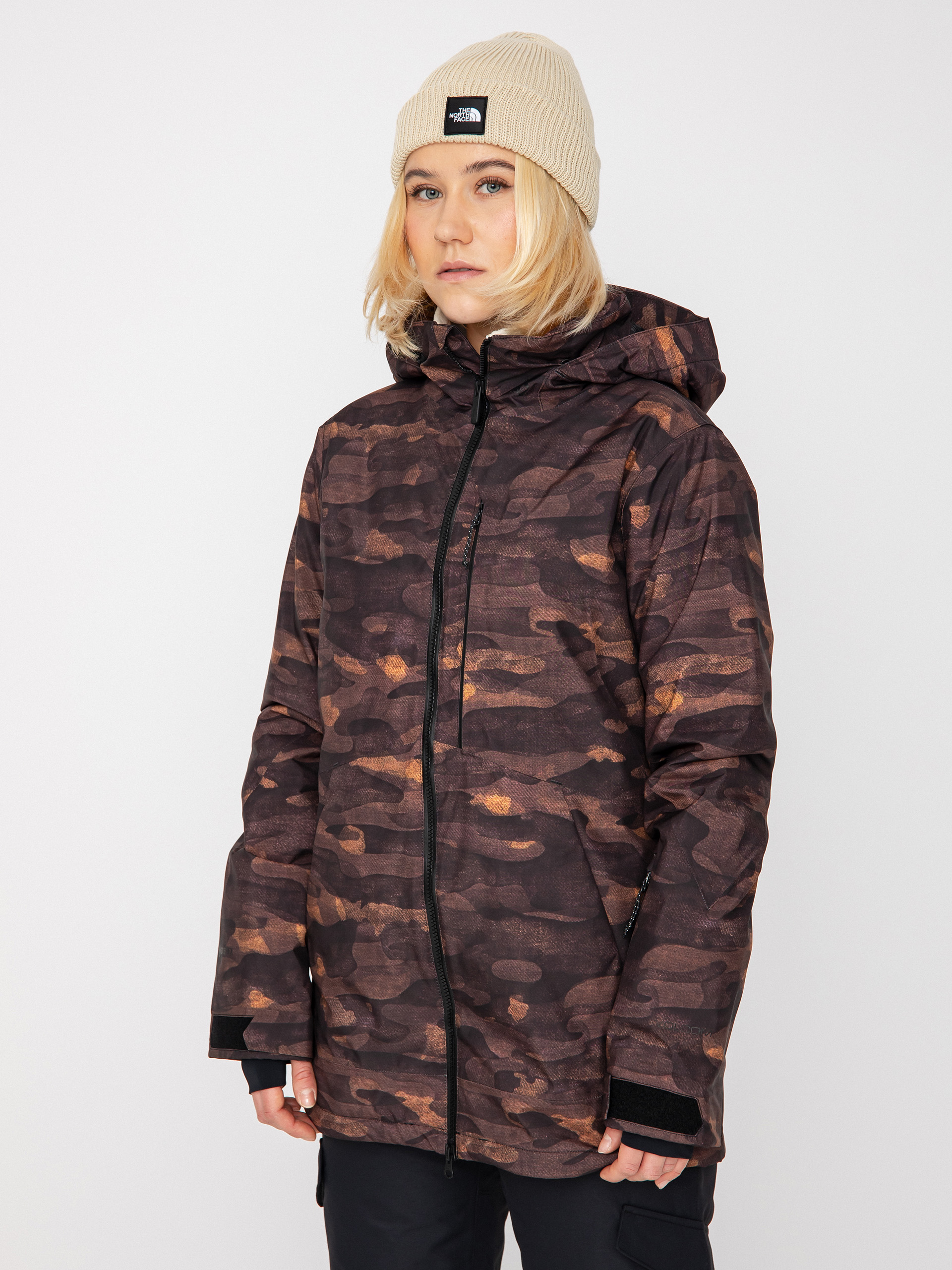Dámska Snowboardová bunda Volcom 3D Stretch Gore (dusk camo)