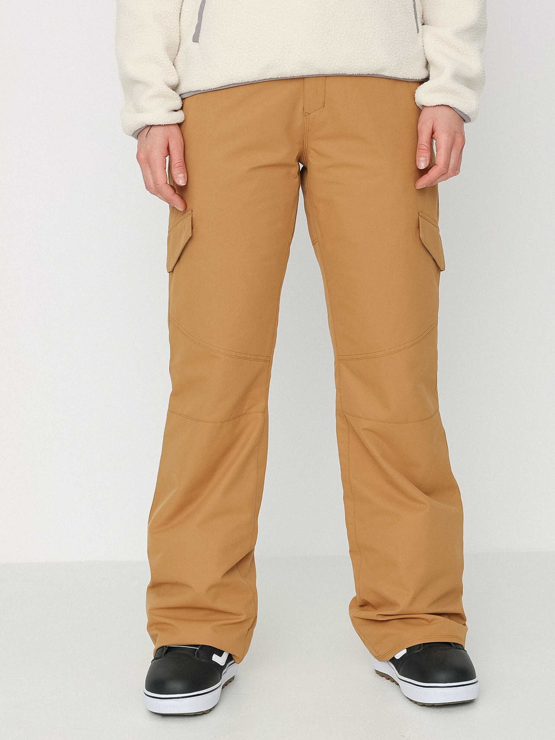 Snowboardovu00e9 nohavice Volcom Bridger Ins Wmn (caramel)