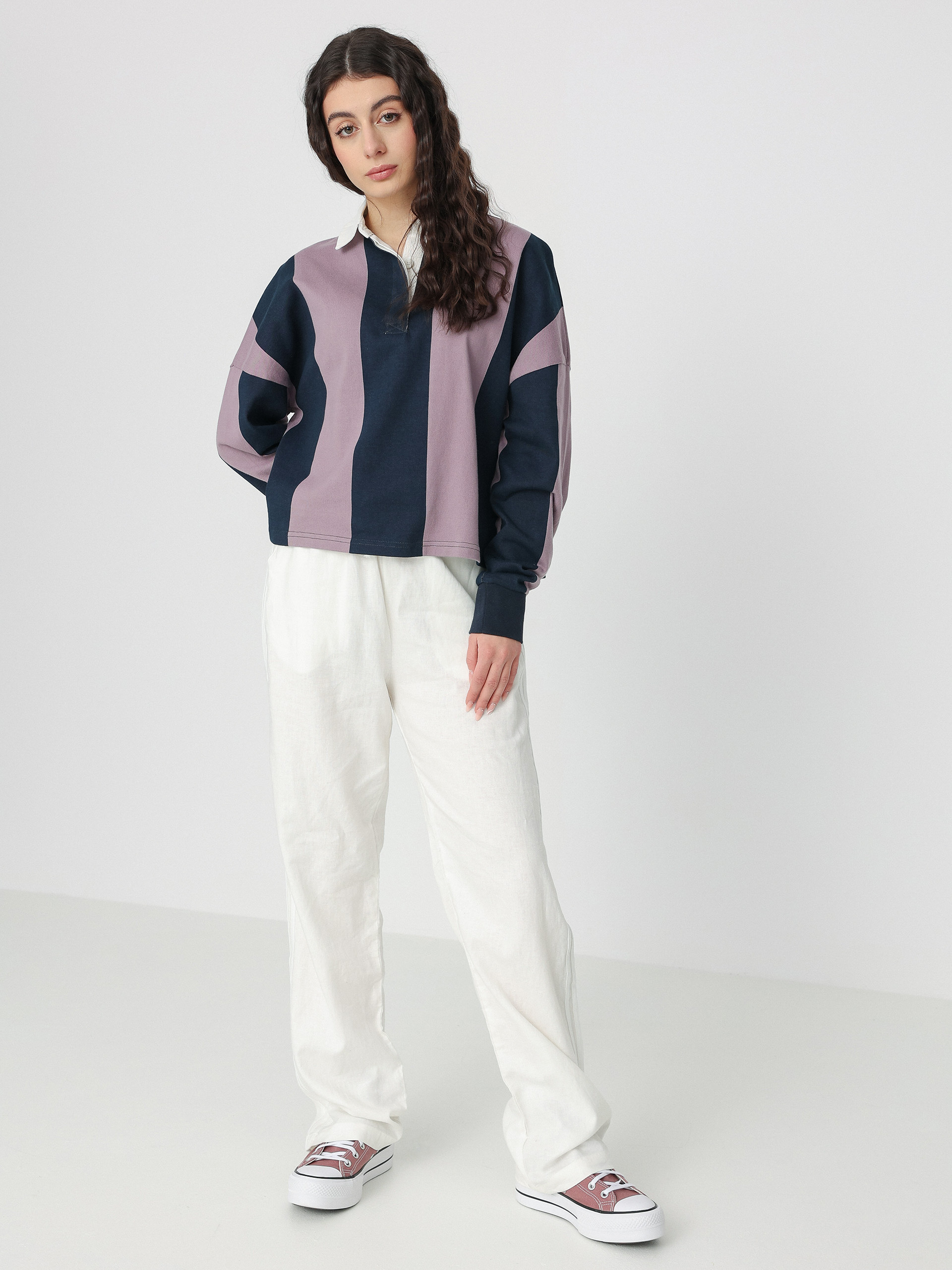 Nohavice adidas Originals Linen Tp Wmn (nondye)