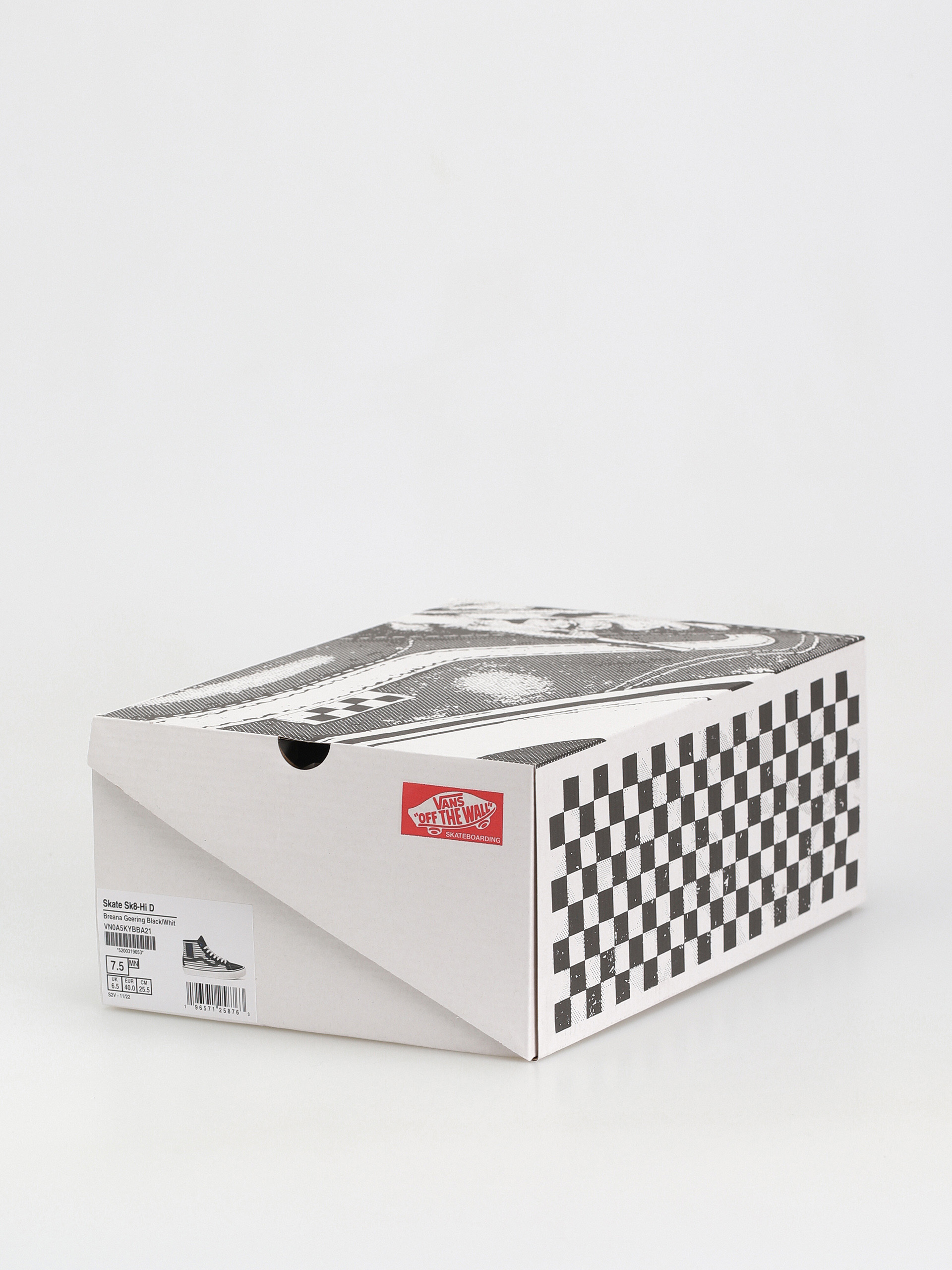 Topánky Vans Skate Sk8 Hi Decon (breana geering black/white)