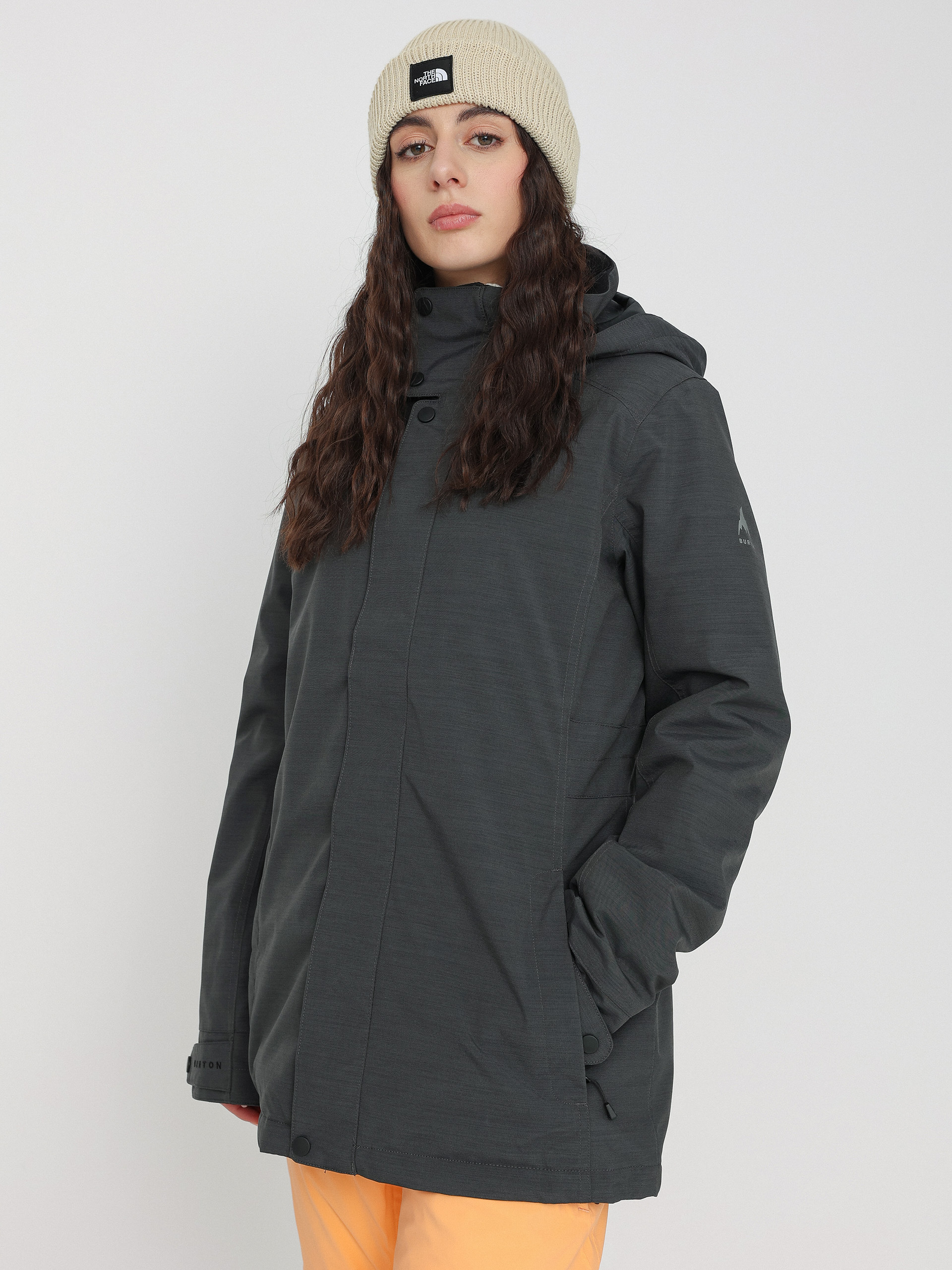 Dámska Snowboardová bunda Burton Jet Set (true black heather)