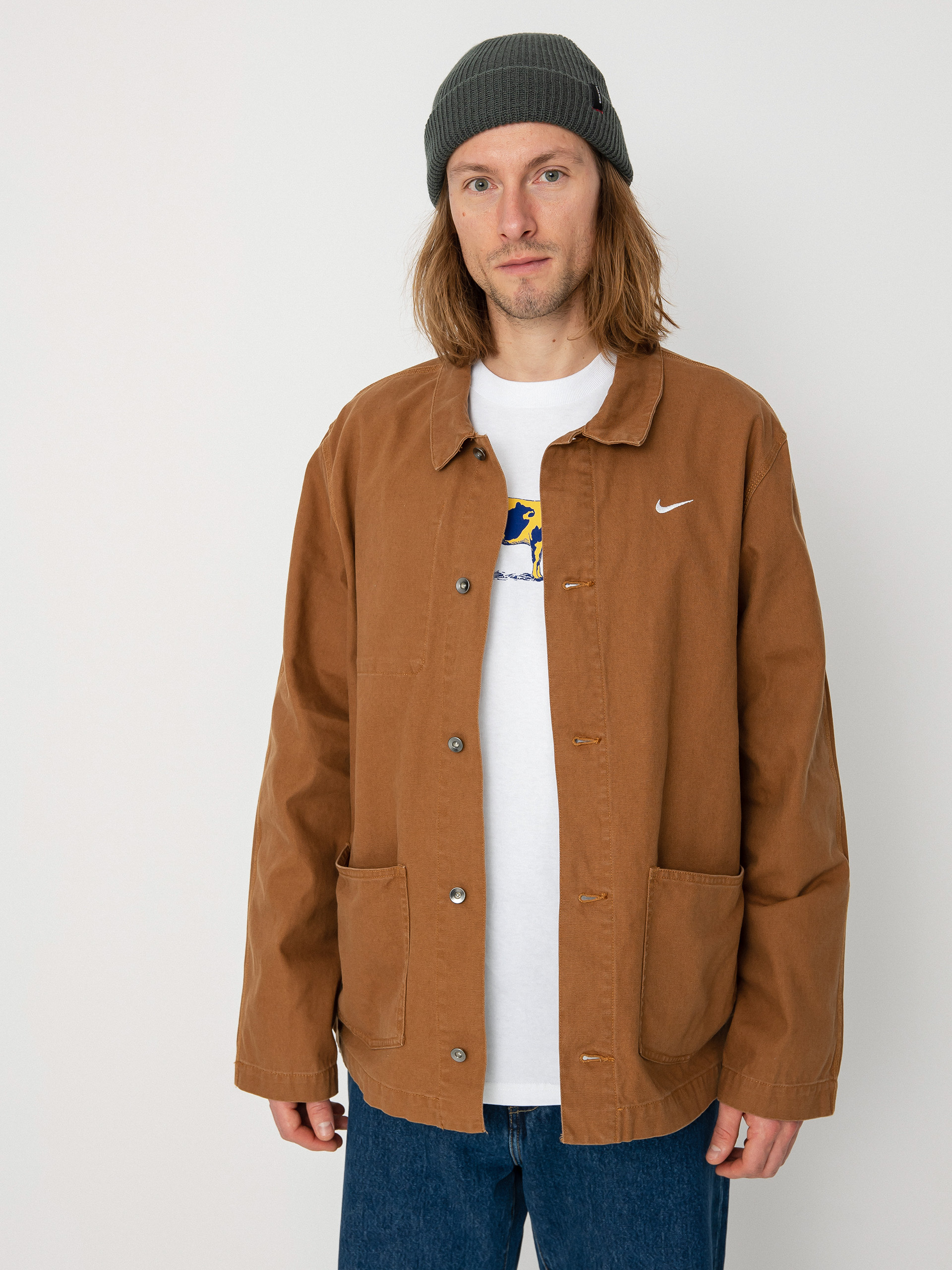 Bunda Nike SB NL Chore Coat (ale brown/white)
