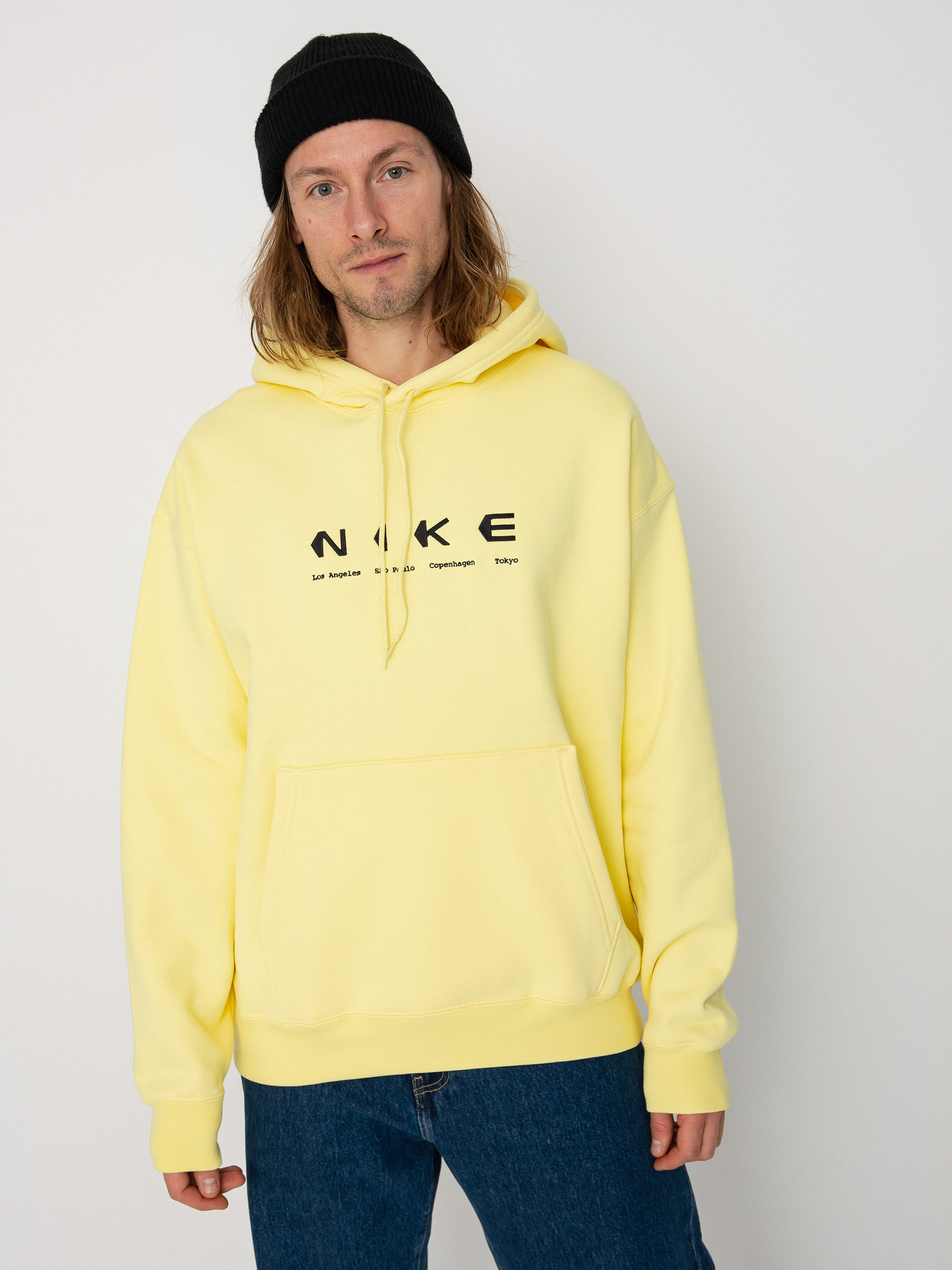 Mikina s kapucňou Nike SB City Info HD (lemon chiffon)