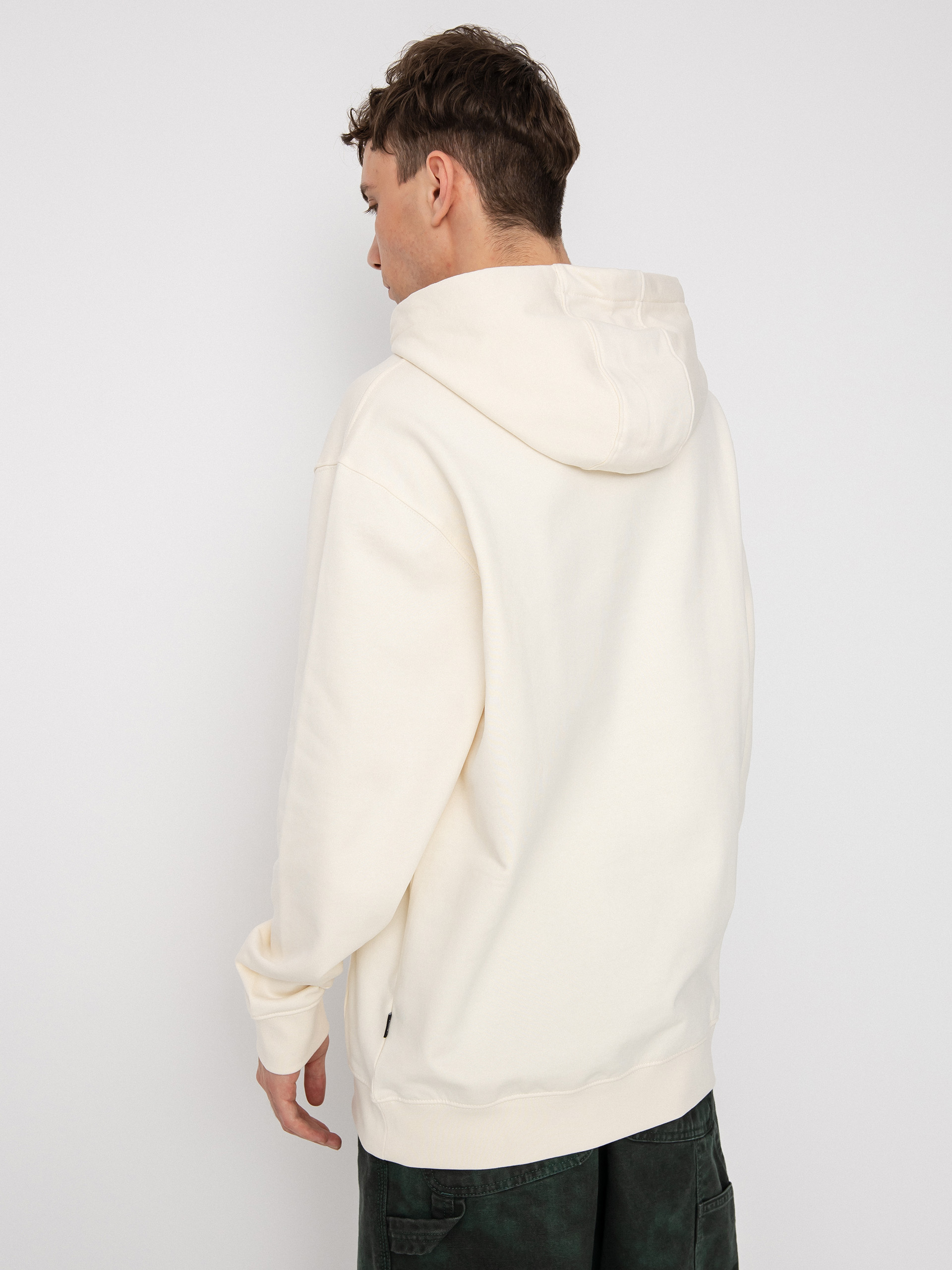 Mikina s kapucňou Vans Core Basic HD (antique white)