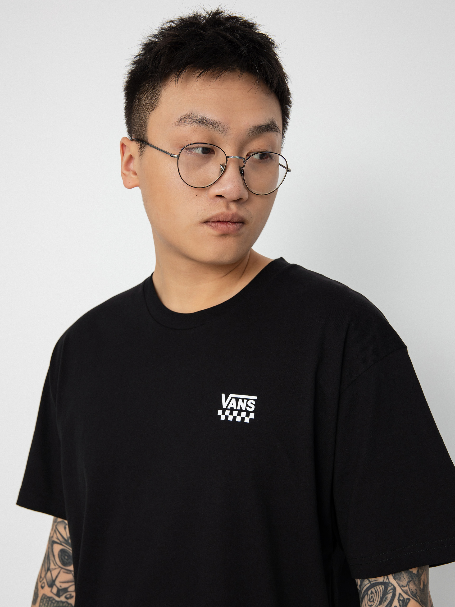 Tričko Vans Left Chest Logo II (black)