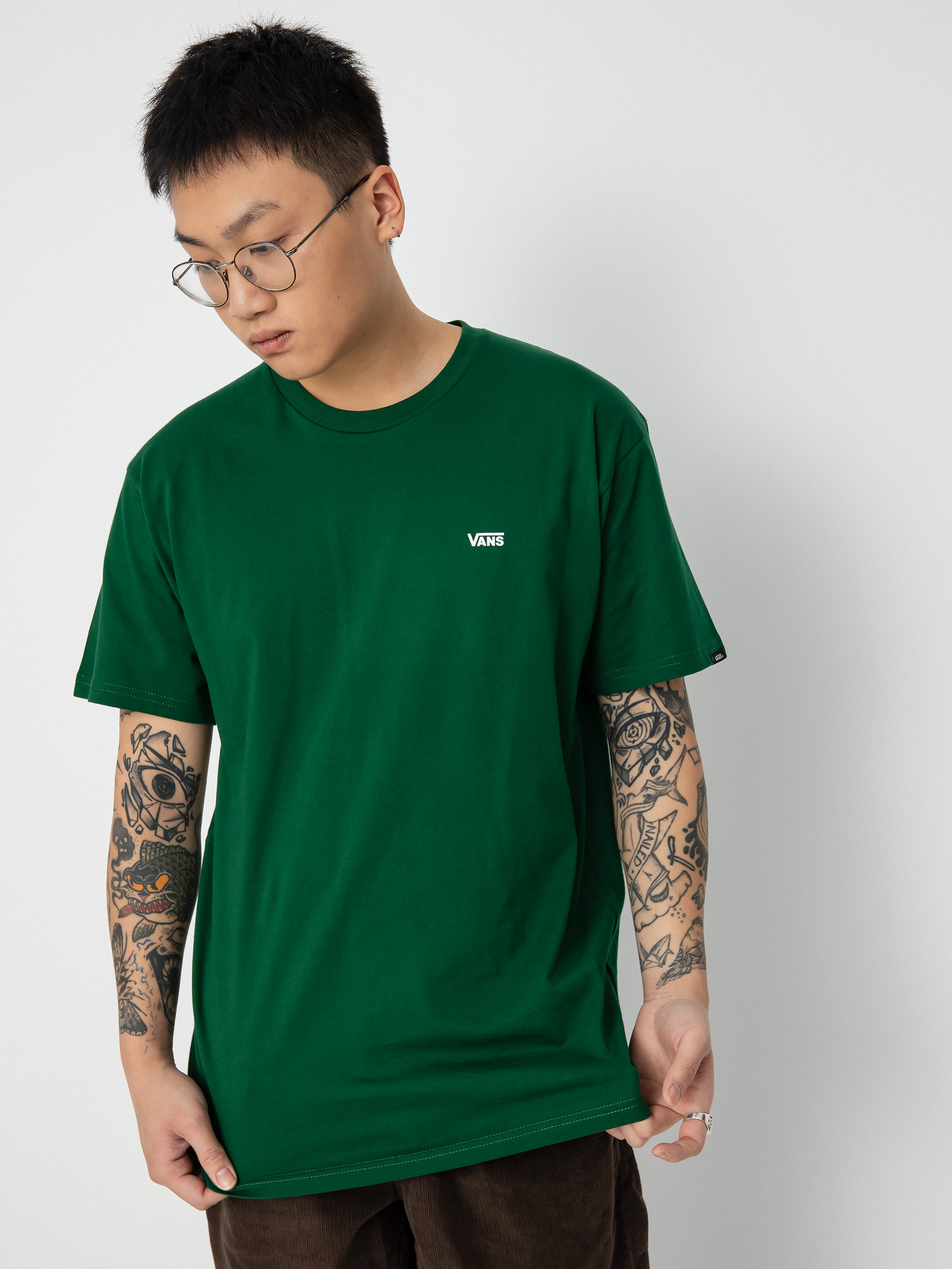 Tričko Vans Left Chest Logo (eden/white)