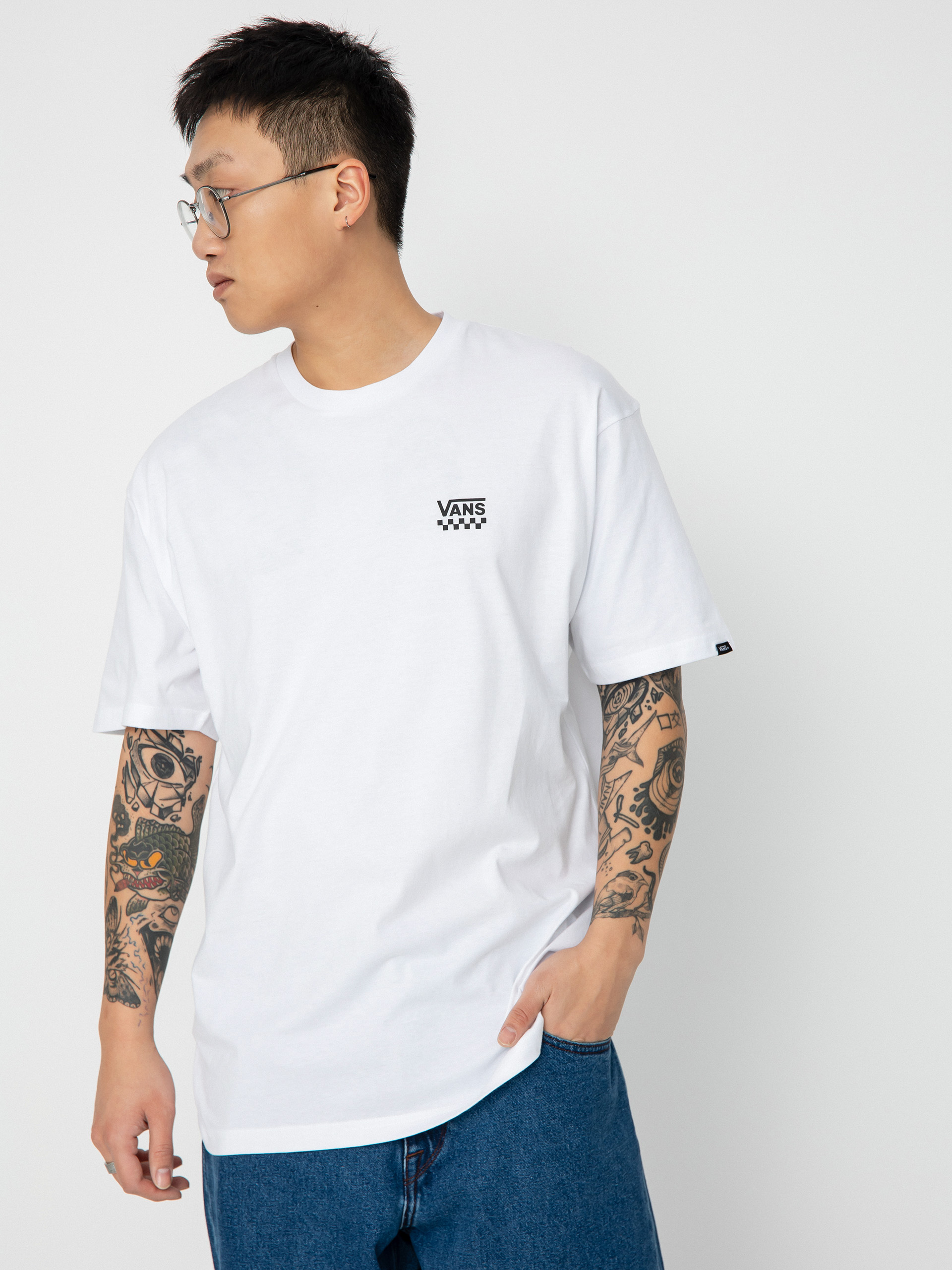 Tričko Vans Left Chest Logo II (white)