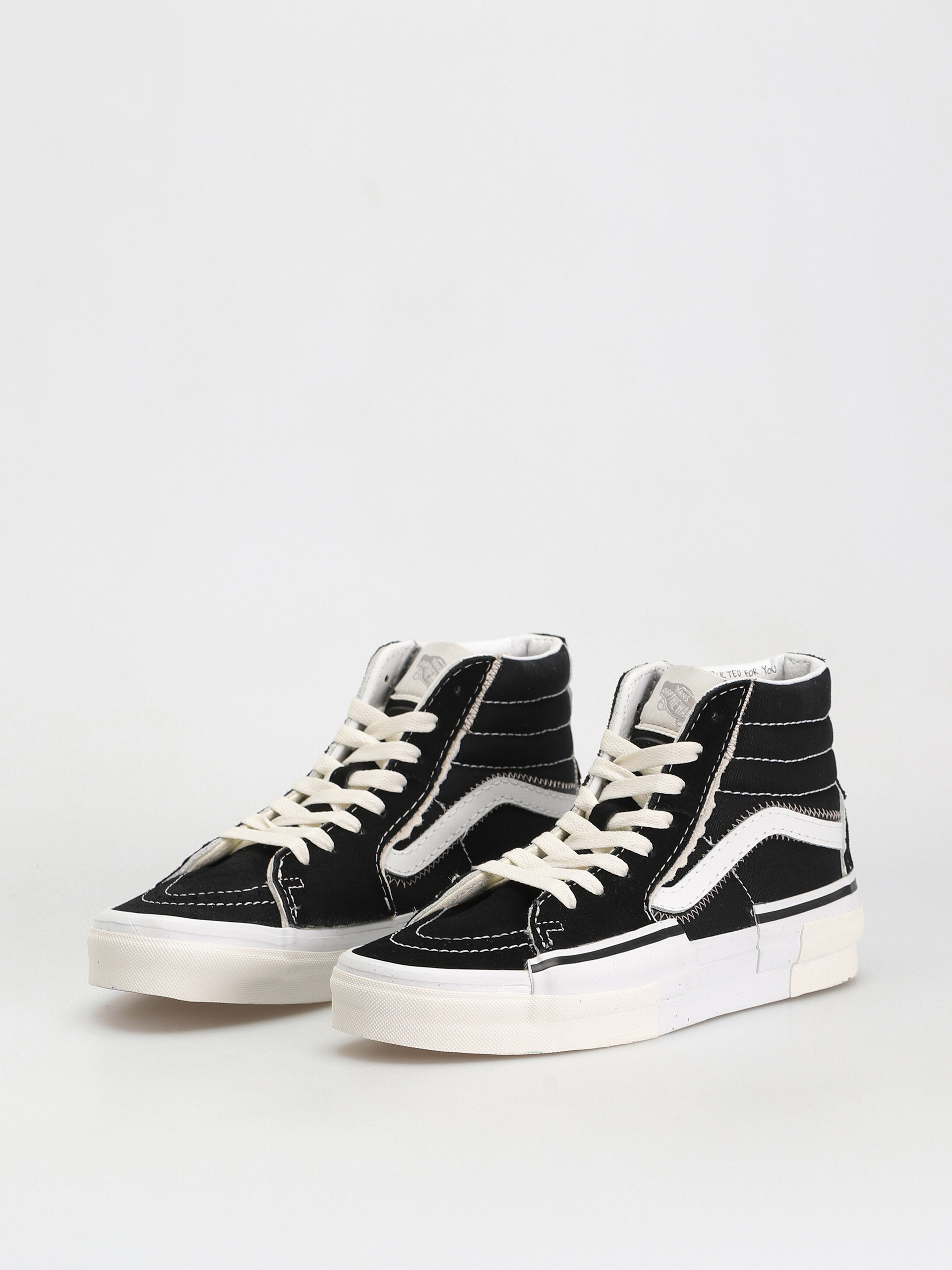 Topánky Vans Sk8 Hi Reconstruct (black/true white)