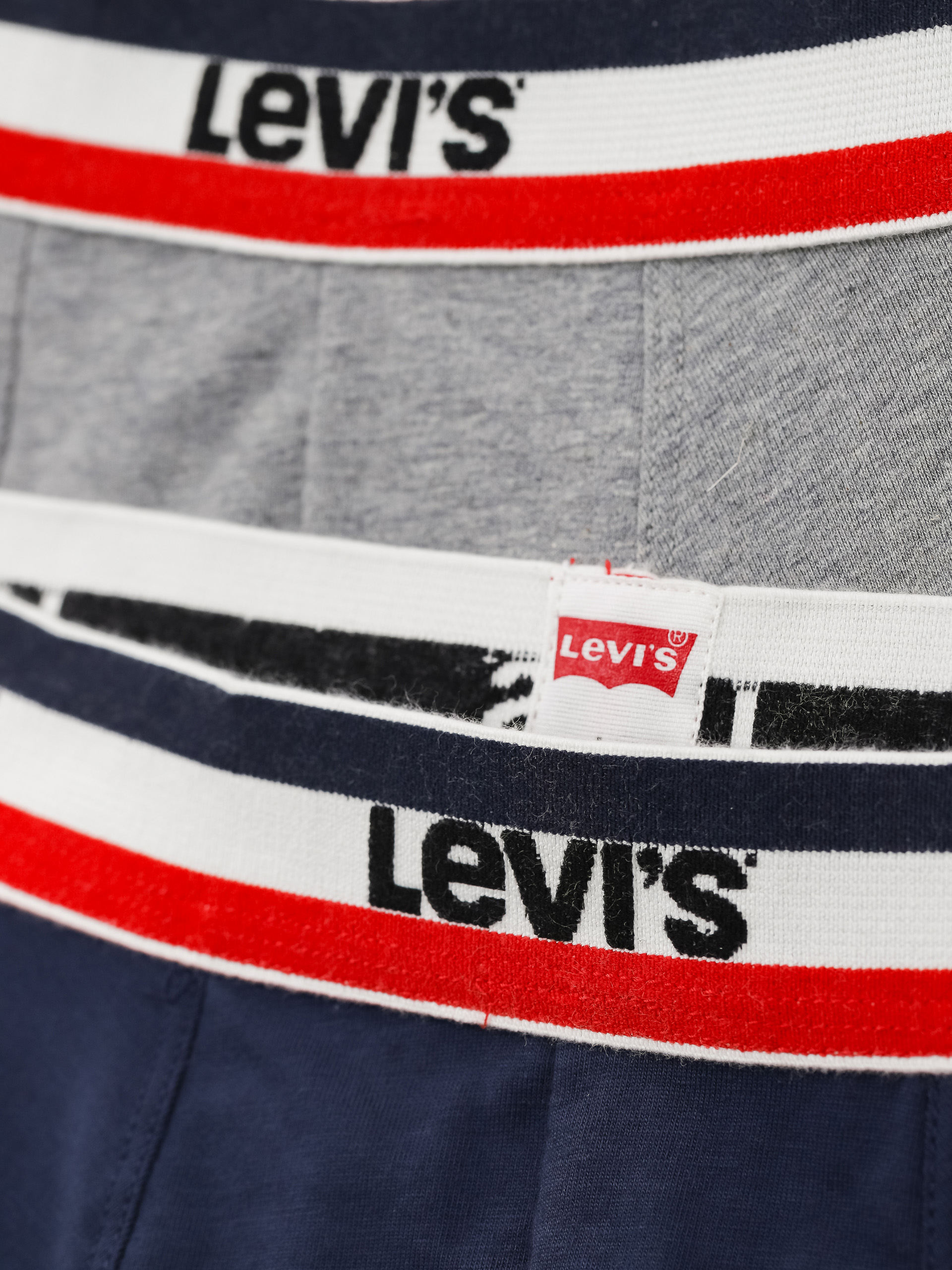 Trenírky Levi's® Logo Boxer Organic (dress blues)