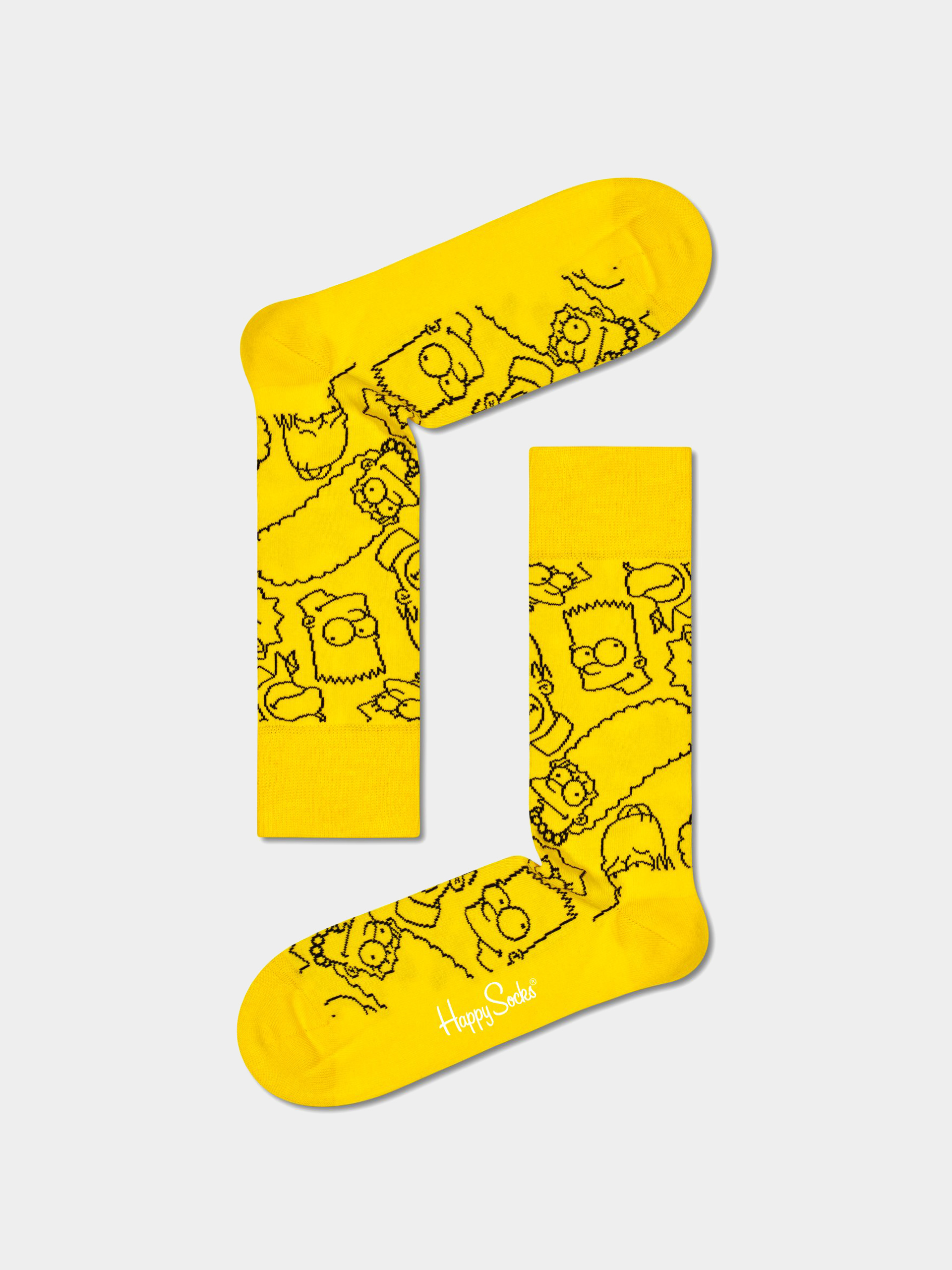 Ponožky Happy Socks The Simpsons Family (yellow)