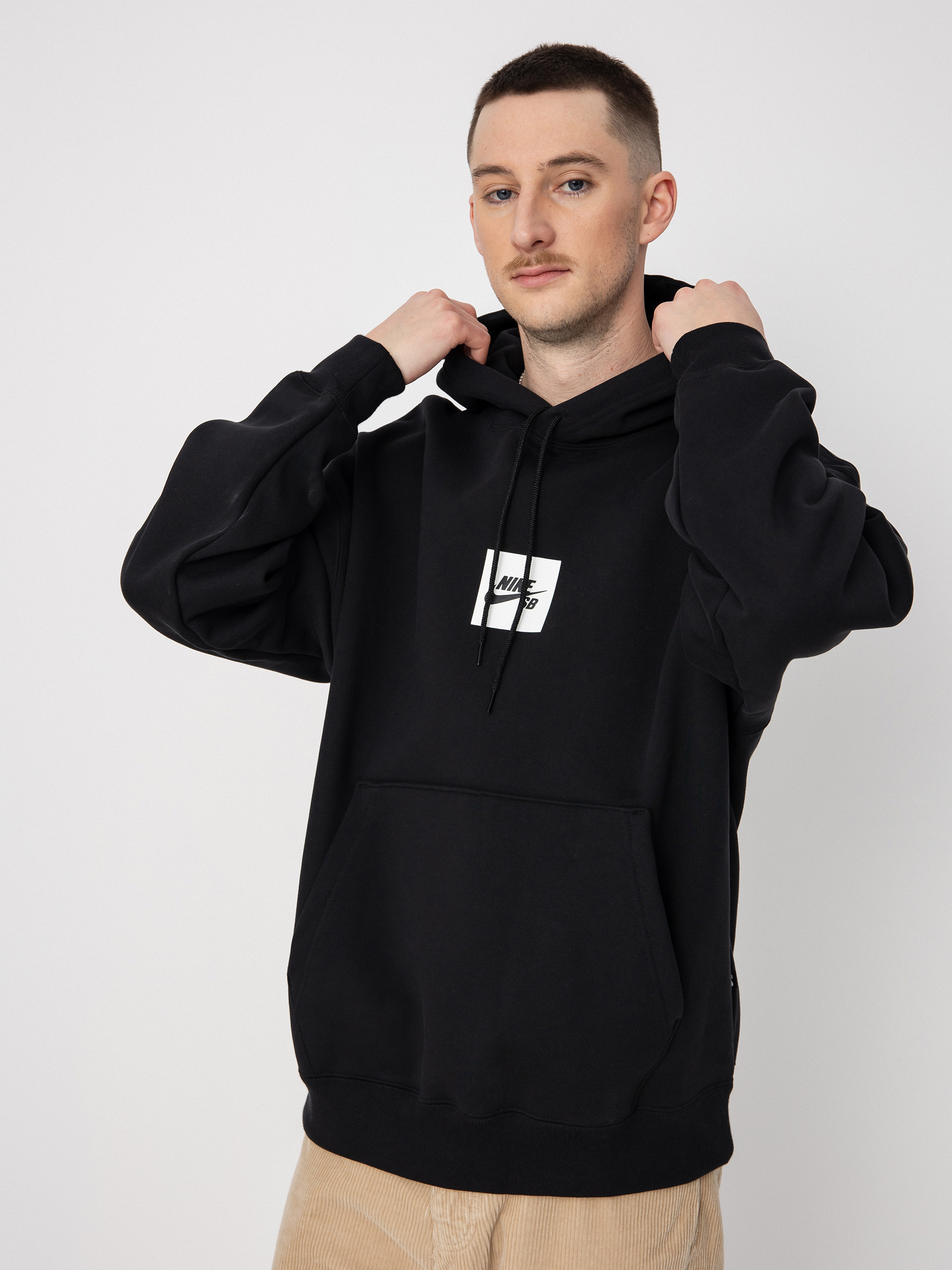 Mikina s kapucňou Nike SB Box Logo HD (black)