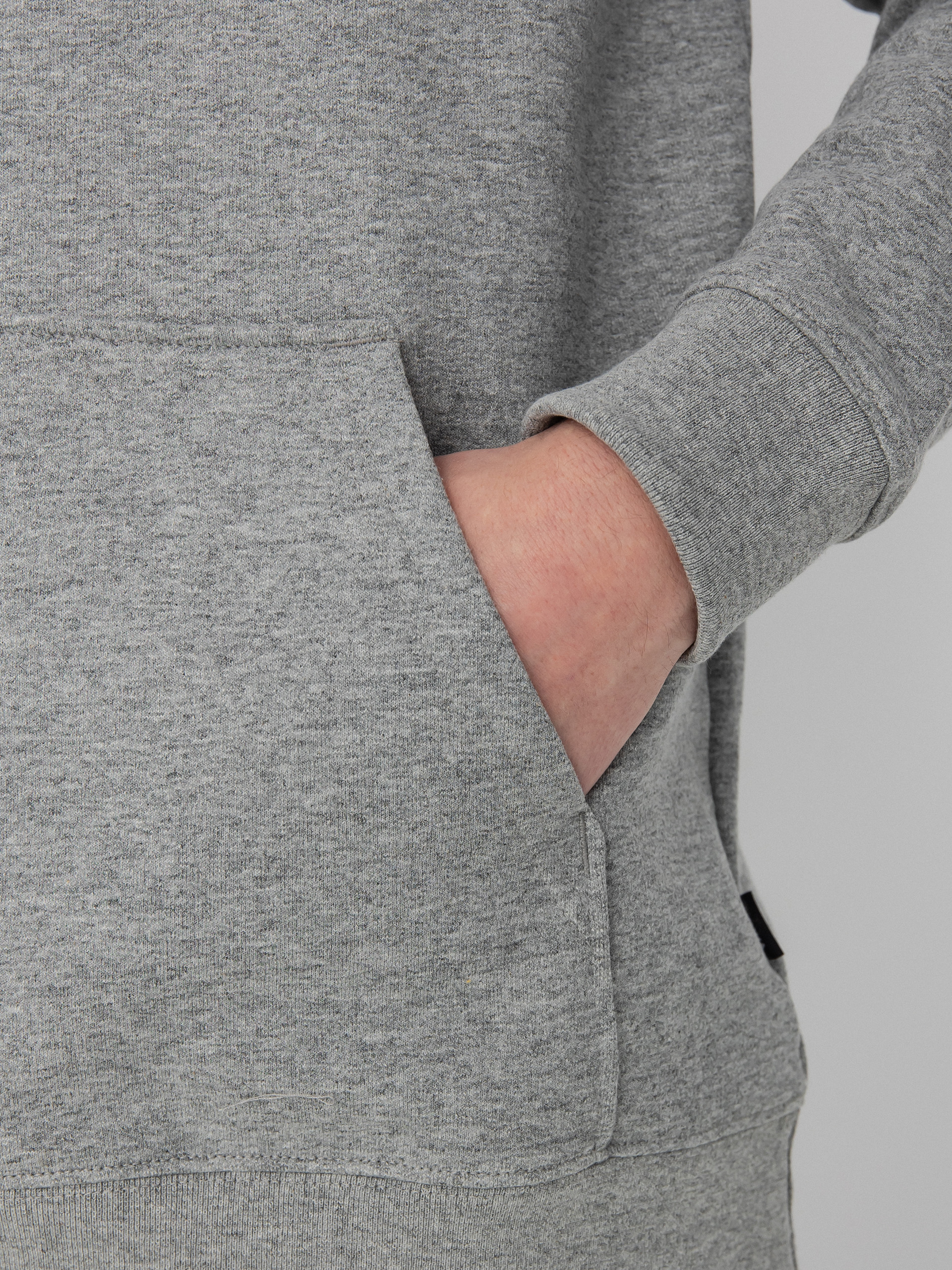 Mikina s kapucňou Vans Staying Grounded HD (cement heather)