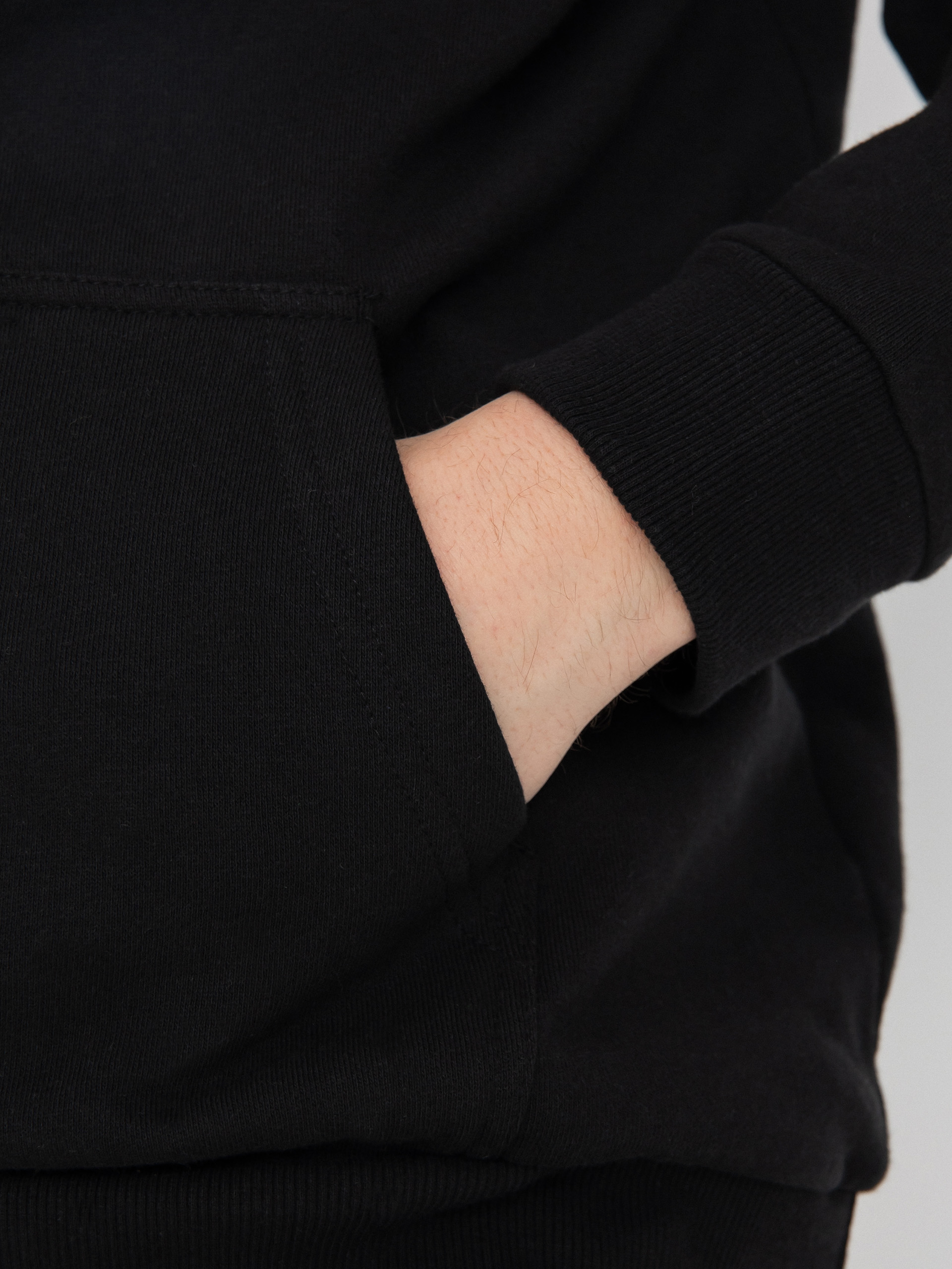 Mikina s kapucňou Brixton Coors Protector II HD (black)