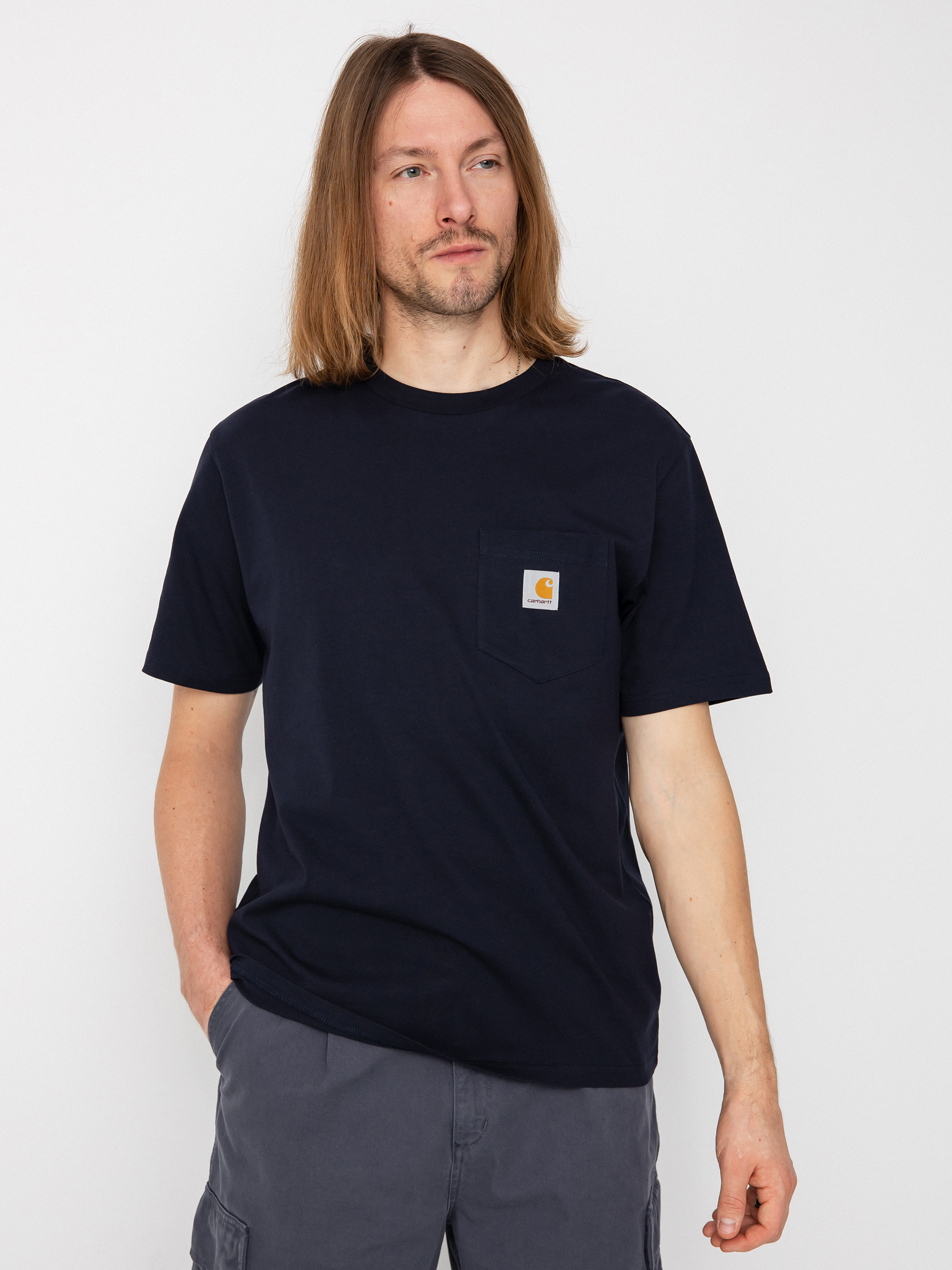 Tričko Carhartt WIP Pocket (dark navy)