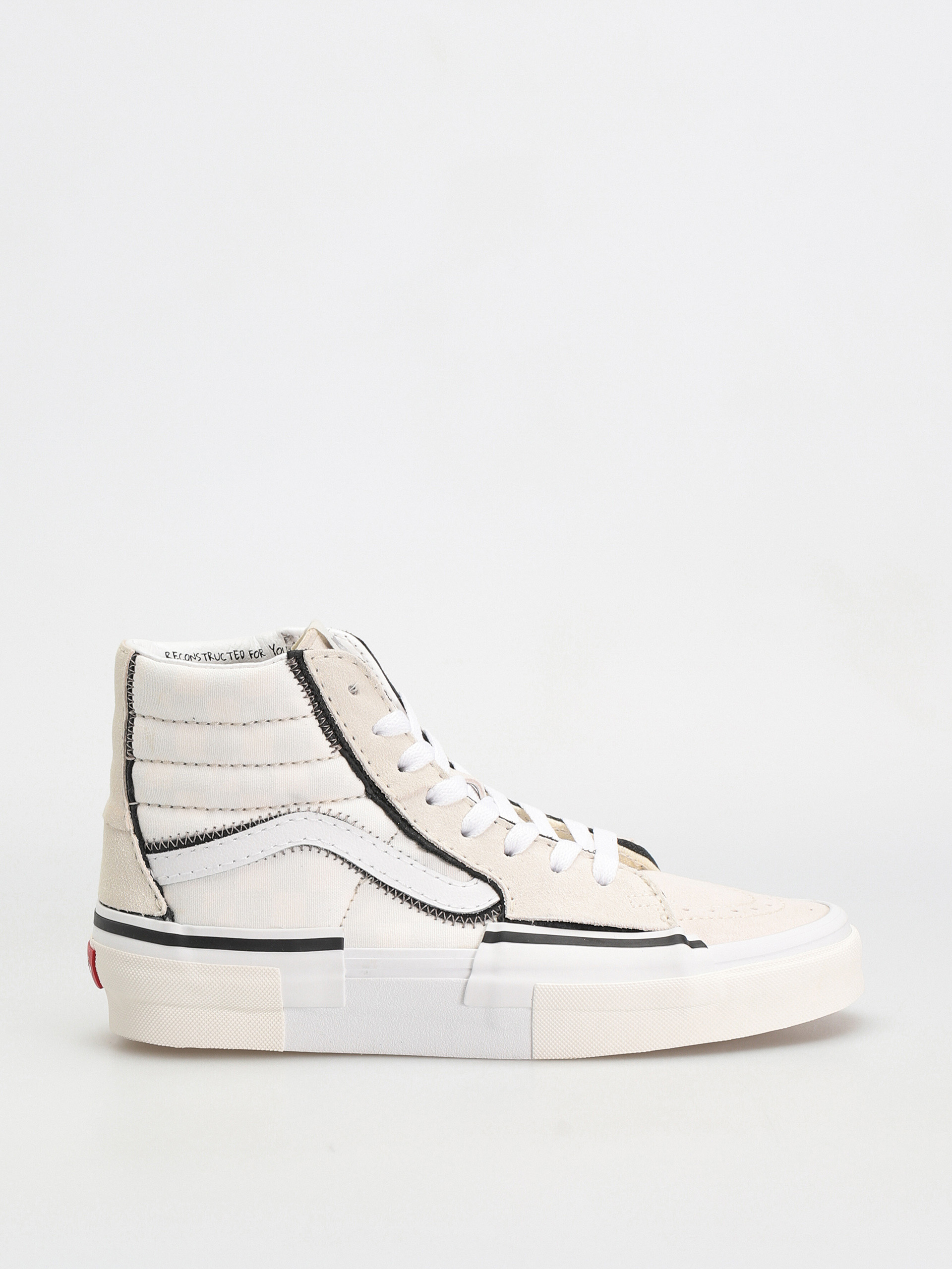 Topu00e1nky Vans Sk8 Hi Reconstruct (marshmallow/white)