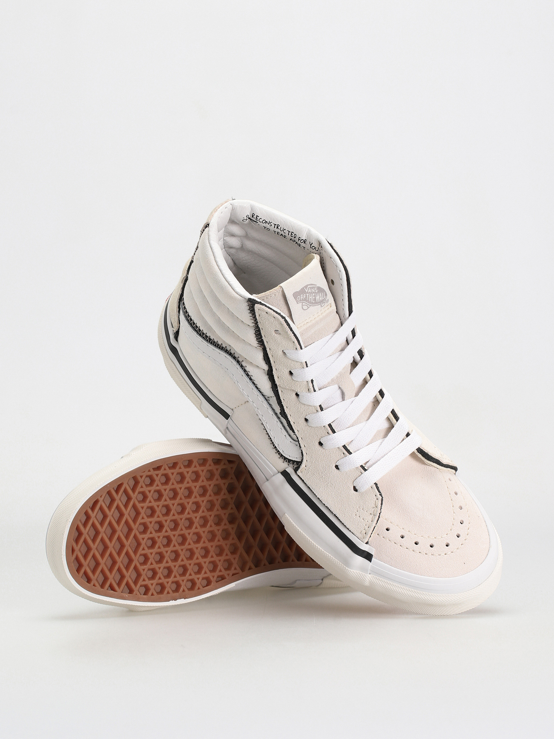 Topánky Vans Sk8 Hi Reconstruct (marshmallow/white)